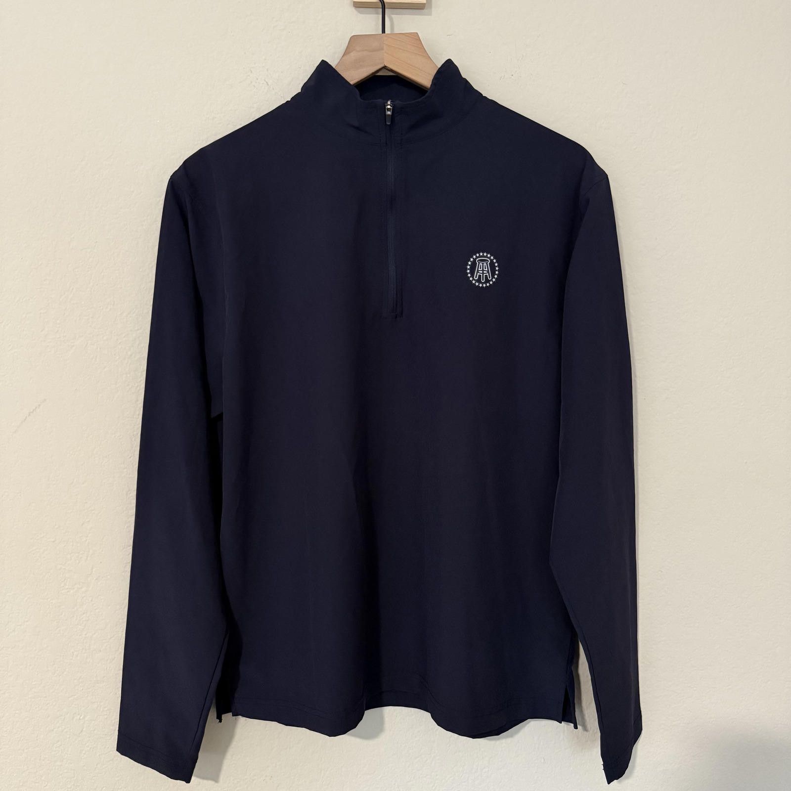 Other Barstool Sports Pullover Men's M Navy 1/4 Zip Shell Jacket Size US M / EU 48-50 / 2 - 1 Thumbnail