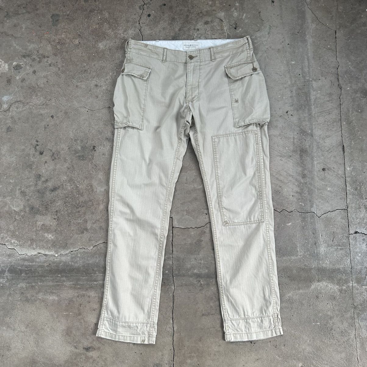 Denim & Supply Ralph Lauren Denim & Supply Ralph Lauren Cargo Utility Military Pants Size US 34 / EU 50 - 1 Thumbnail