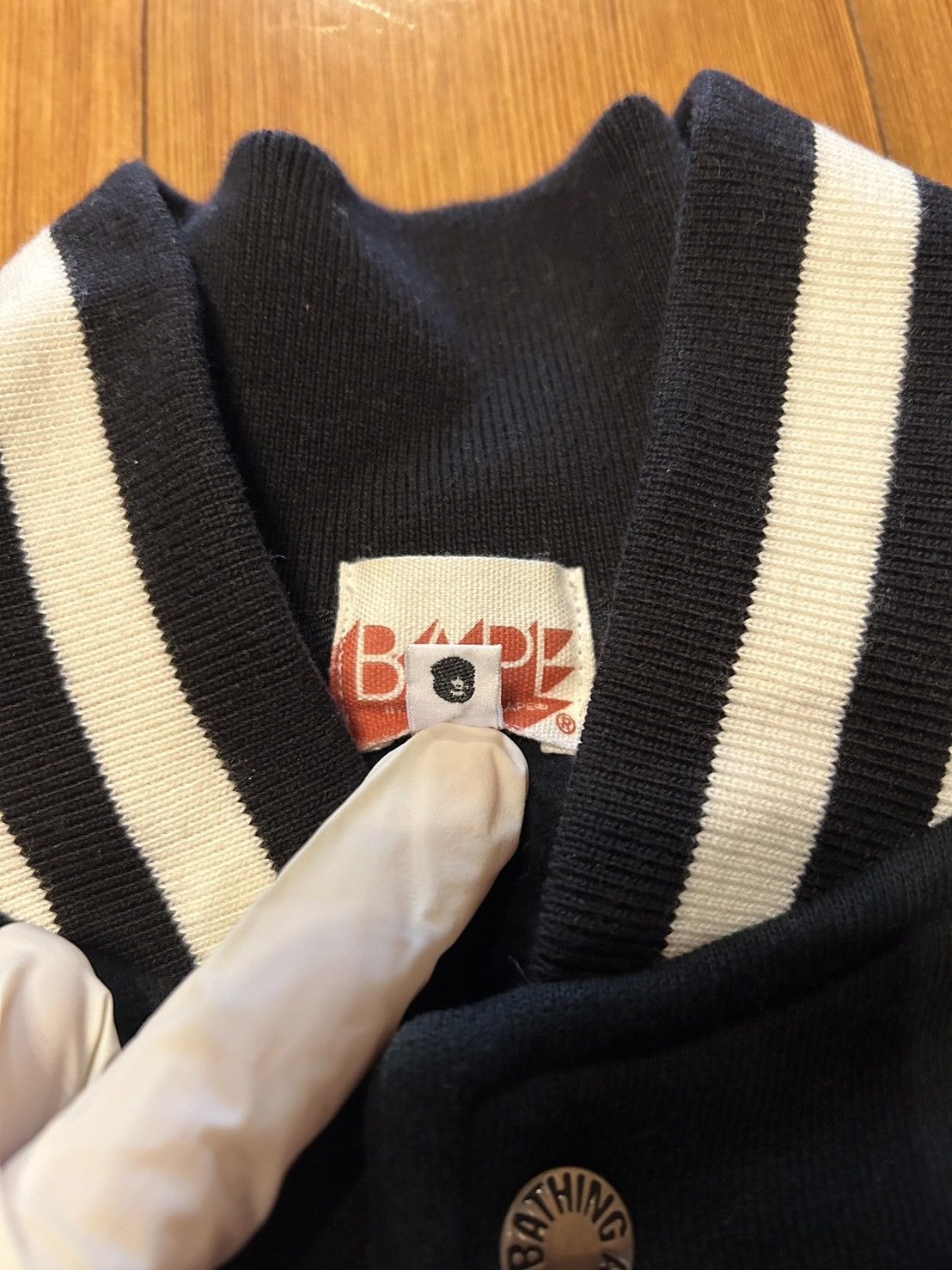 Bape Bape Black Patch Logo Jacket Japan Size US M / EU 48-50 / 2 - 8 Thumbnail