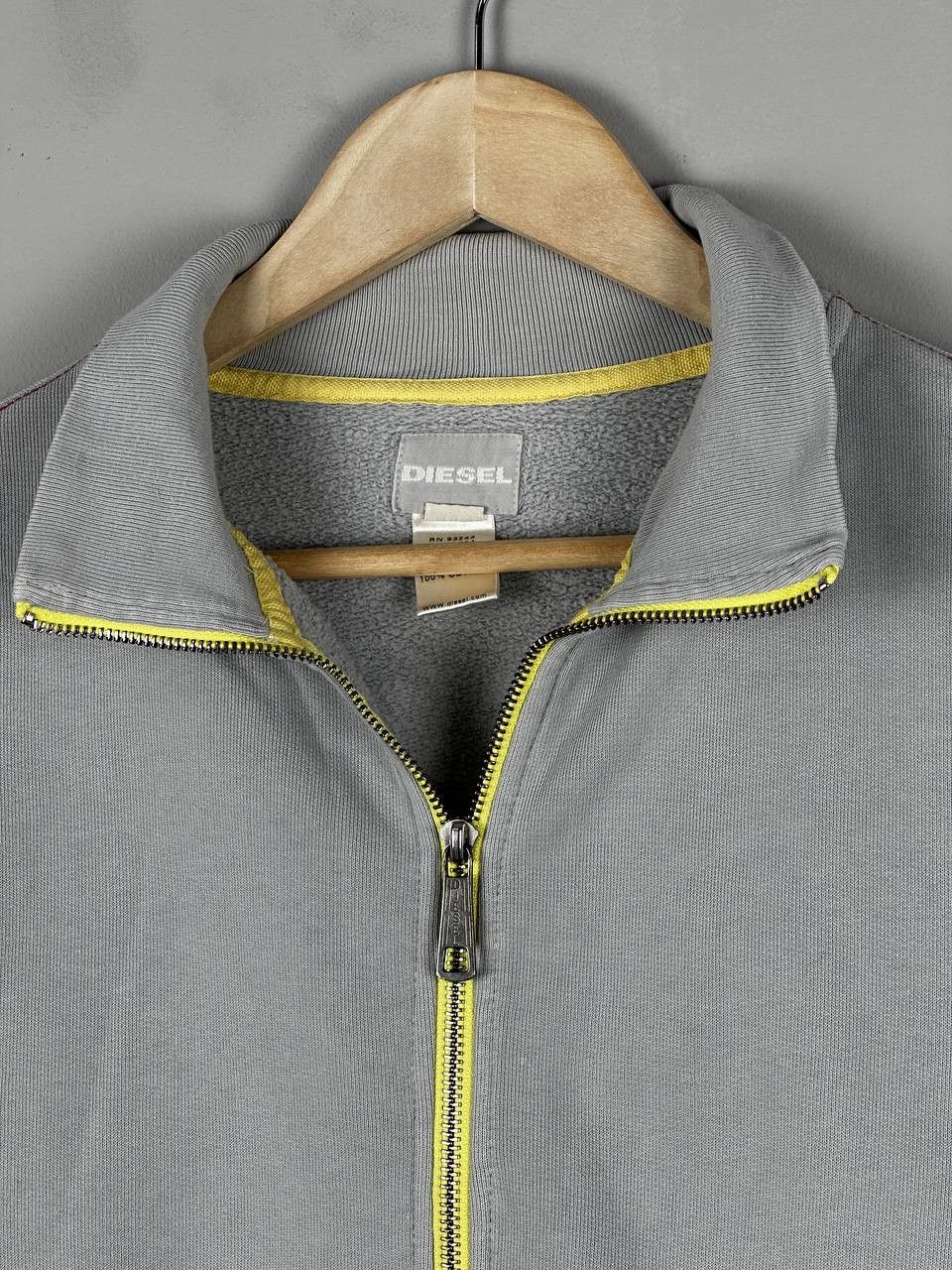 Diesel Vintage Diesel Big Logo Steetwear Full zip Sweatshirt Size US L / EU 52-54 / 3 - 5 Thumbnail