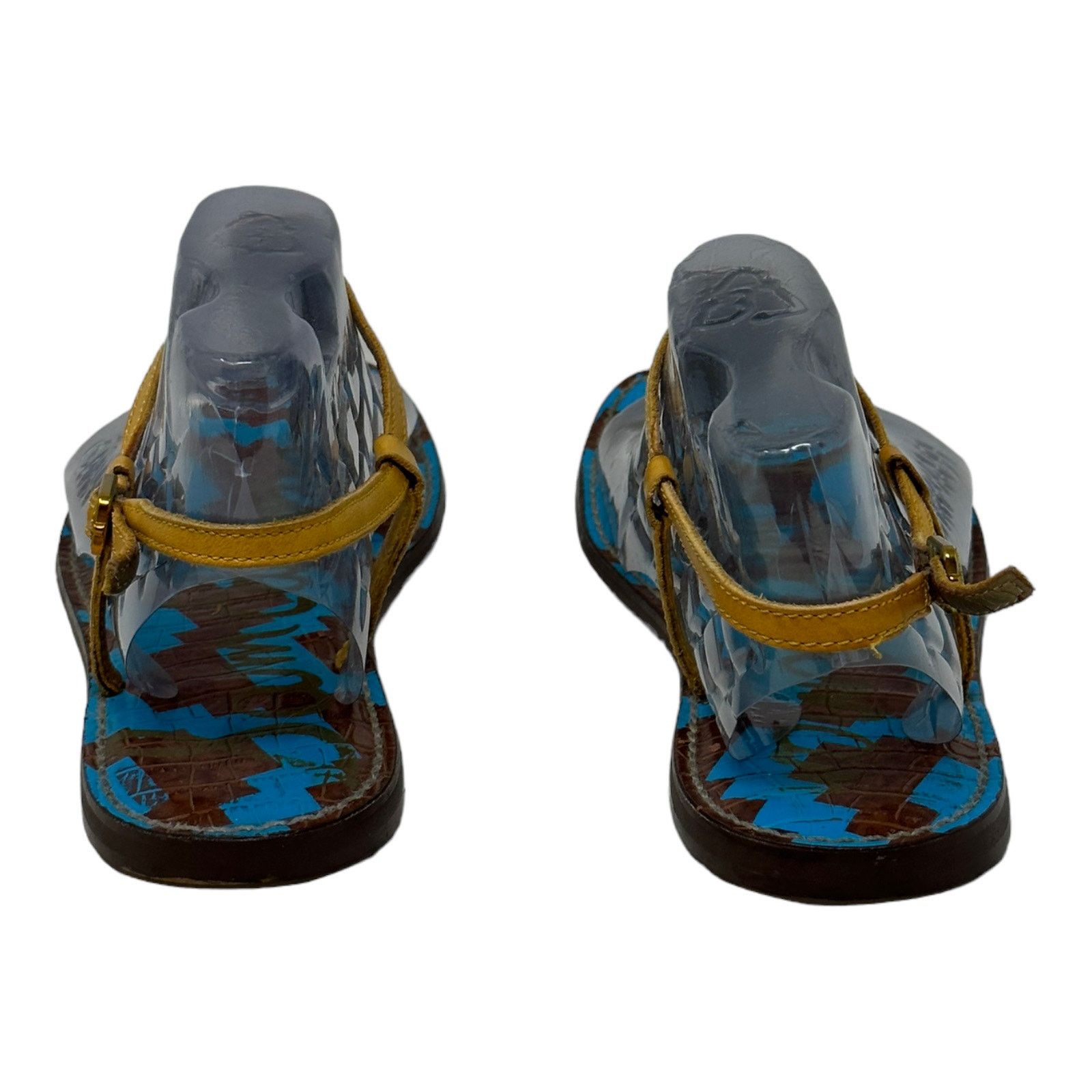 Sam Edelman Sam Edelman yellow flat sandals size 9M Size US 9 / IT 39 - 3 Thumbnail
