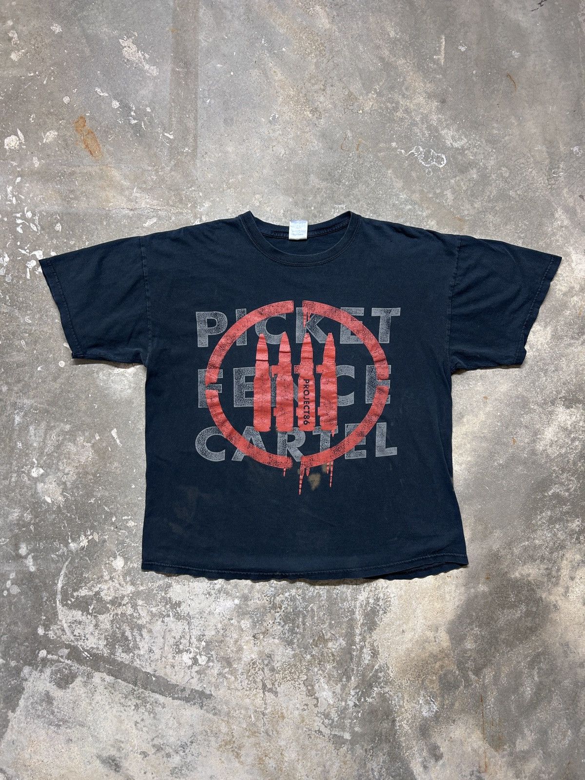 Gildan Vtg 00’s Picket Fence Cartel Band T-Shirt Size US XL / EU 56 / 4 - 1 Thumbnail