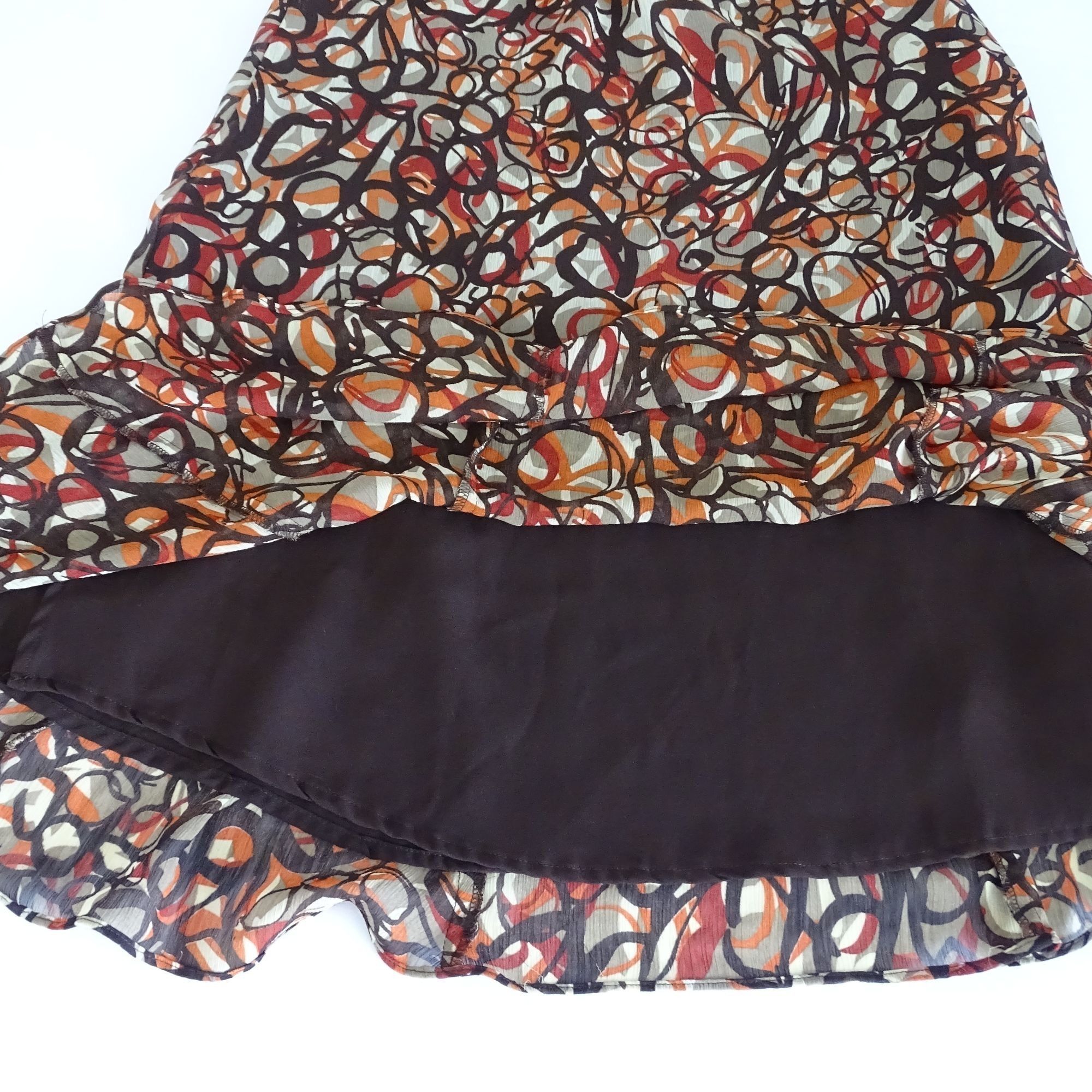 Other Elementz Multicolor Abstract A-line Midi Skirt Women Size S Size 25" / US 0 / IT 36 - 8 Thumbnail