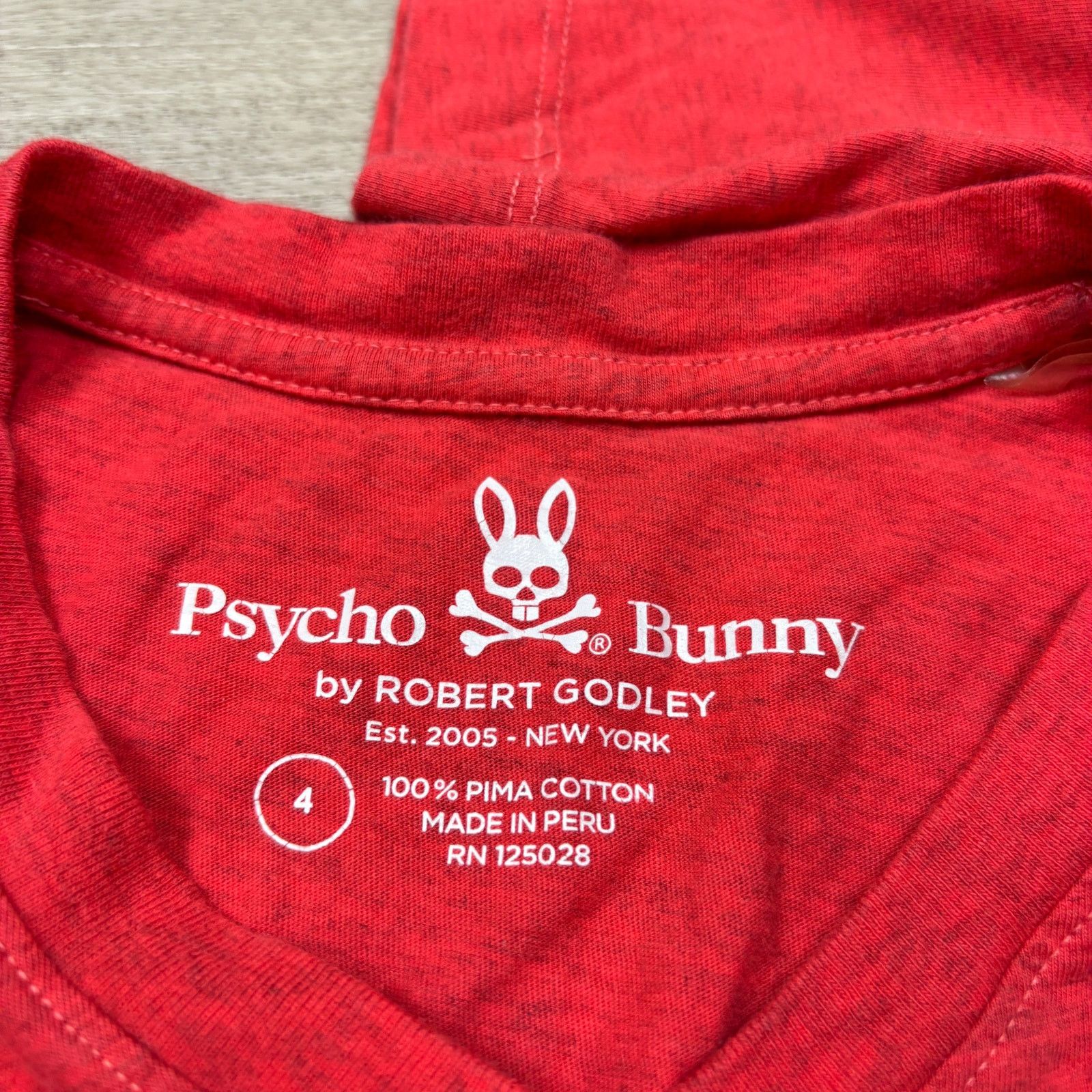 Psycho Bunny Psycho Bunny Pima V Neck Long Sleeve T Shirt Men's 4 US S Size US S / EU 44-46 / 1 - 4 Thumbnail