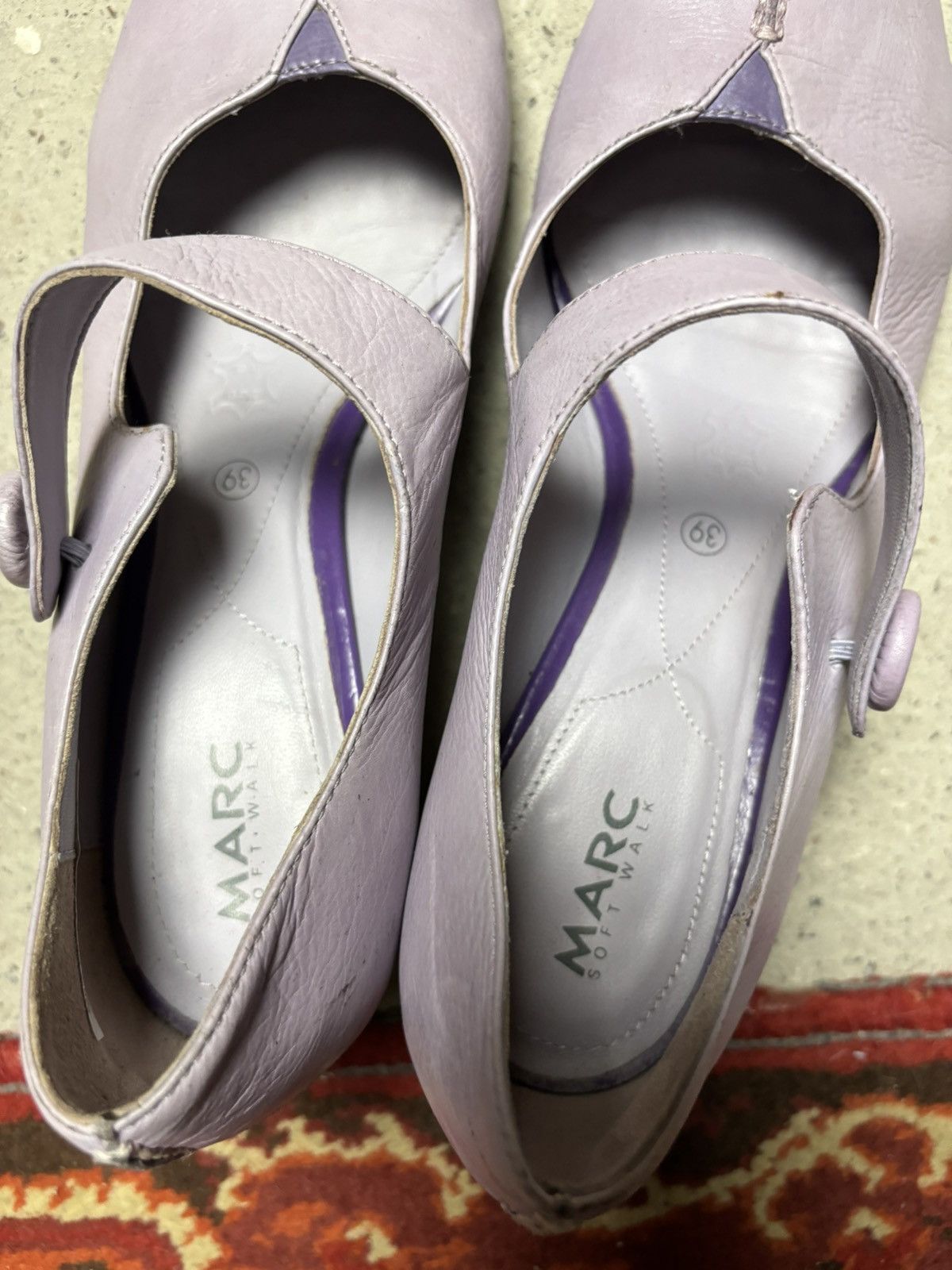 Japanese Brand × Vintage Vintage MARC Pumps Flieder/Lila Lavendel Banja Heels Size US 9 / IT 39 - 5 Thumbnail