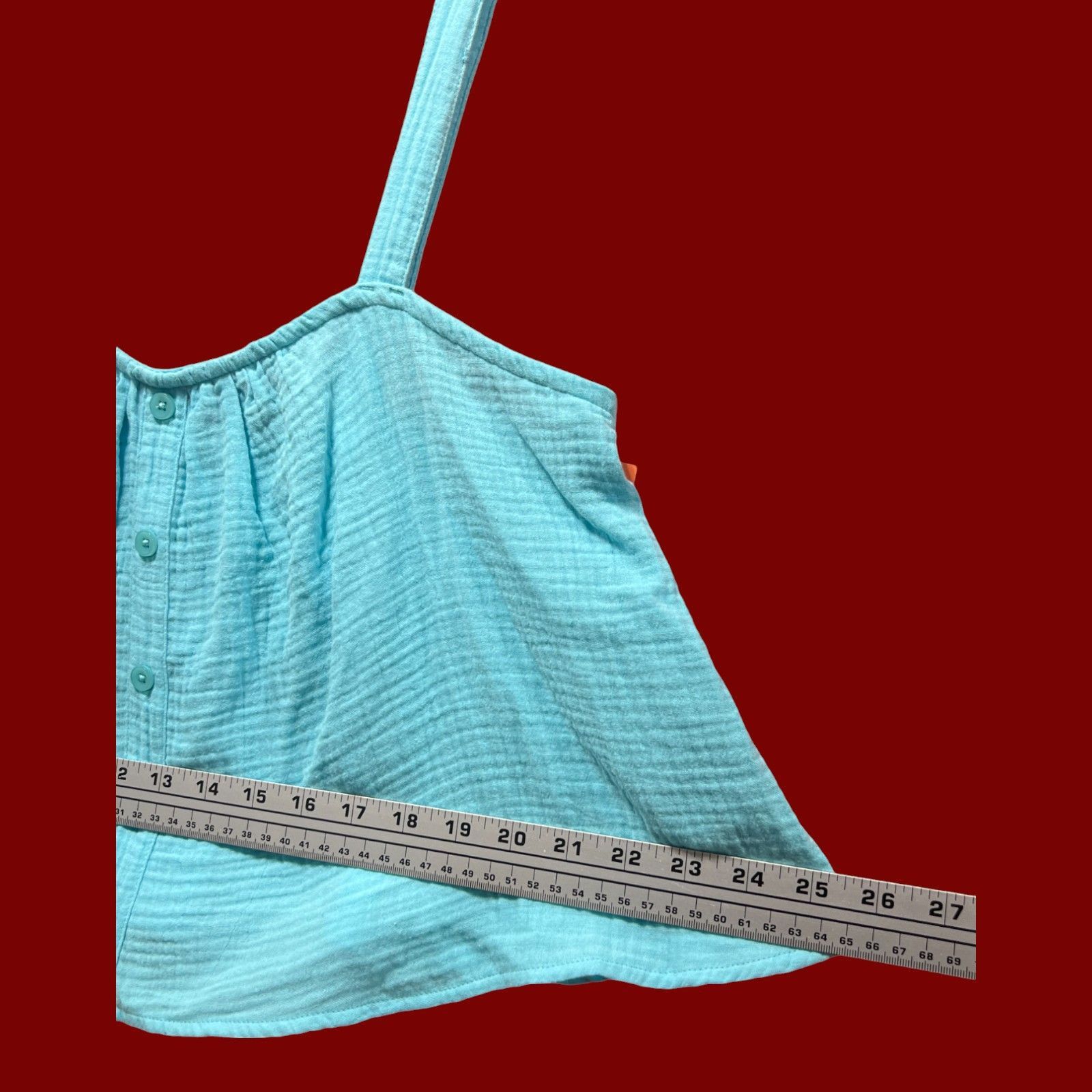 Other Colsie - Women's Tiny Tank Top - Light Blue - Small Size S / US 4 / IT 40 - 5 Thumbnail