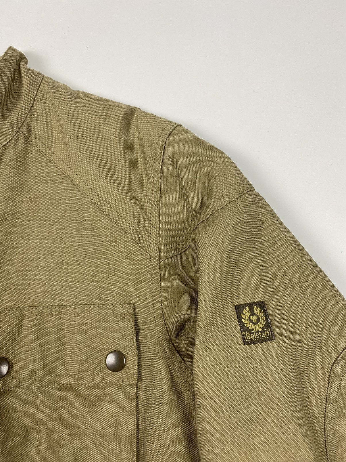 Belstaff Belstaff Combined Linen/Nylon Biker Coat Size US S / EU 44-46 / 1 - 6 Thumbnail