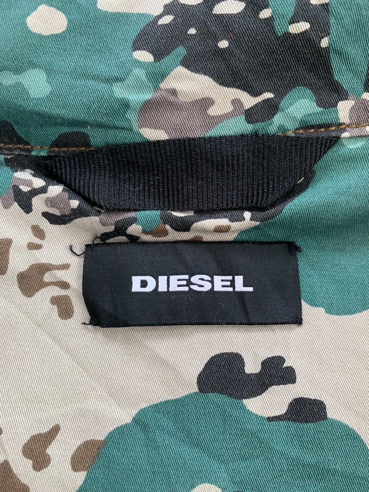 Diesel Diesel Camo Military Combat RR55 Crop Jacket Size M / US 6-8 / IT 42-44 - 17 Thumbnail
