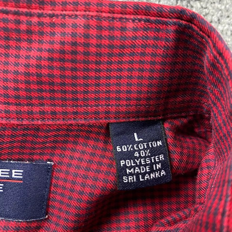 Roundtree & Yorke Roundtree & Yorke Shirt Mens Large Gingham Travel Smart Size US L / EU 52-54 / 3 - 6 Thumbnail