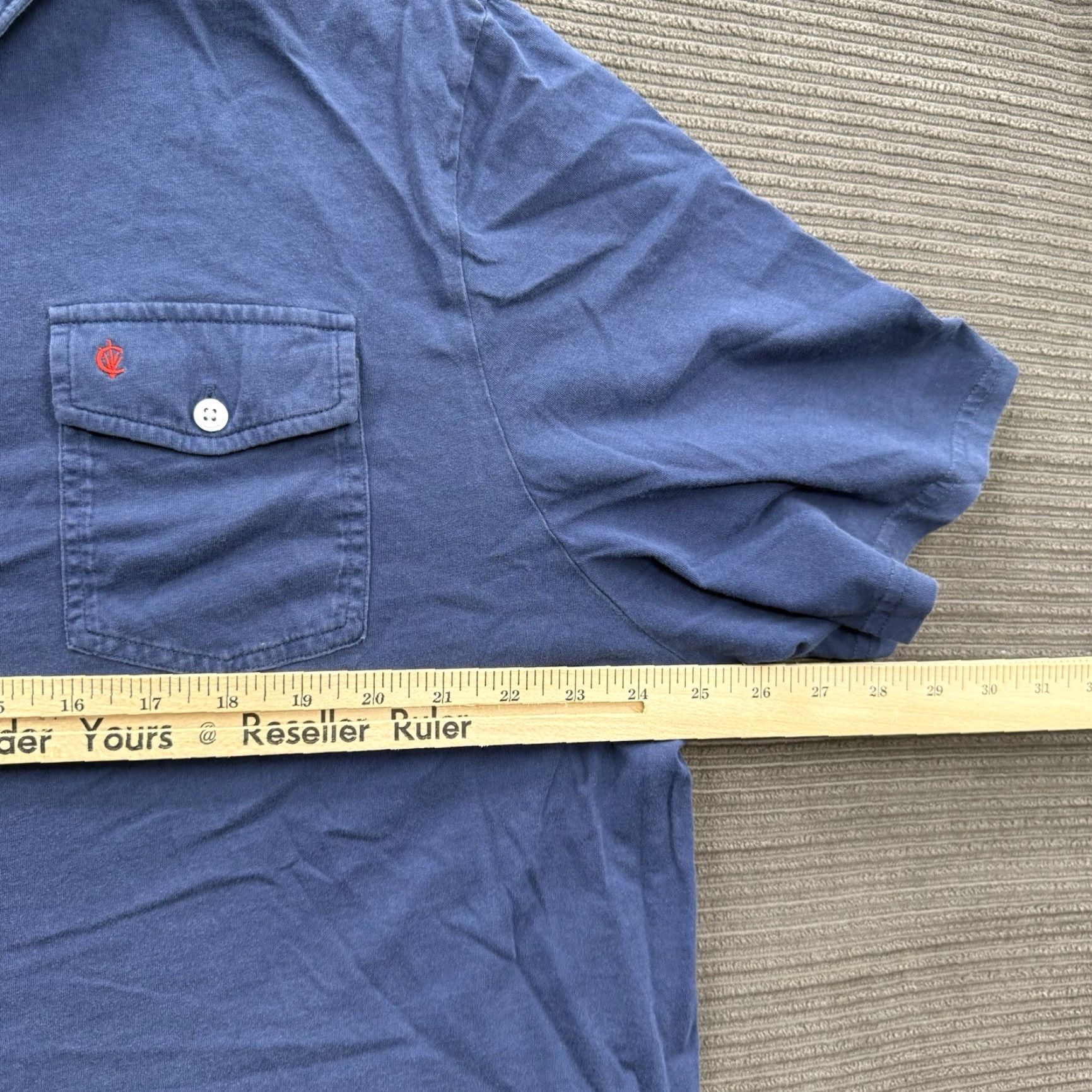Vintage Criquet Polo Shirt Men 2XL Blue Organic Cotton Golf Preppy Logo Short Sleeve Casual Slimming Regular Size 2XL Mens Size US XXL / EU 58 / 5 - 5 Thumbnail