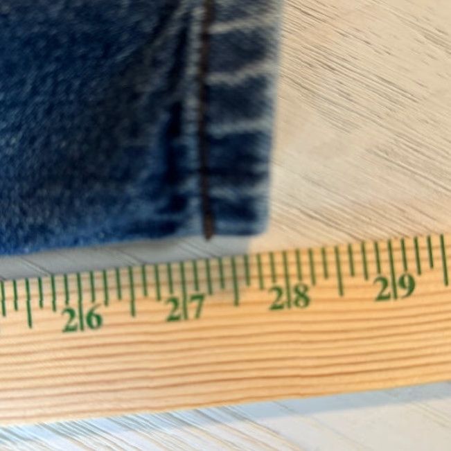 Alife Outdoor Life Jeans 40x30 Big & Tall Mens Blue 100% Cotton Straight Leg Relaxed Fit Denim 5-Pocket Closure Button Zip Jeans Mens Size US 40 / EU 56 - 7 Thumbnail