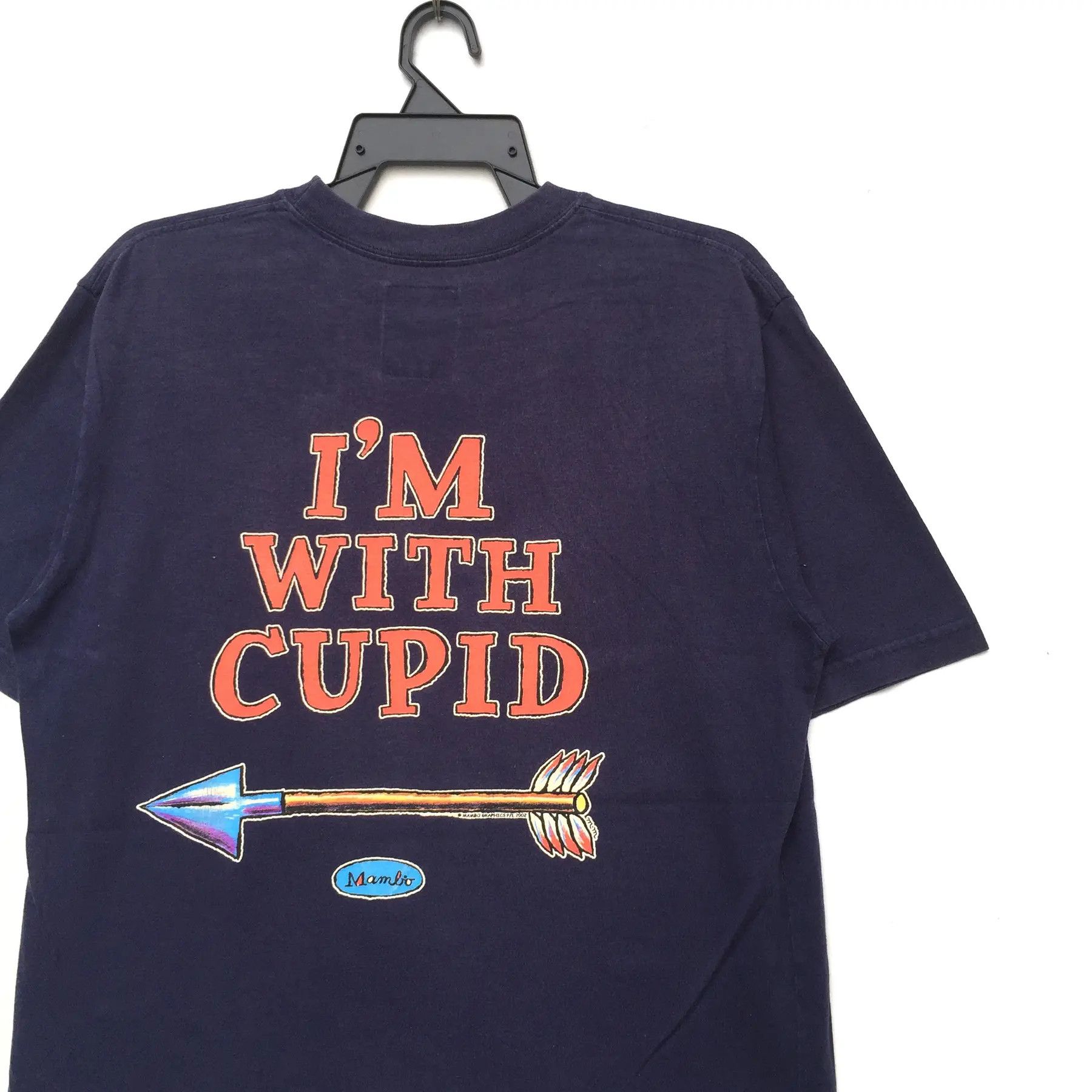 Mambo Vintage 2000s Mambo I’m With Cupid Big Logo T-shirt | S | Size US S / EU 44-46 / 1 - 2 Thumbnail