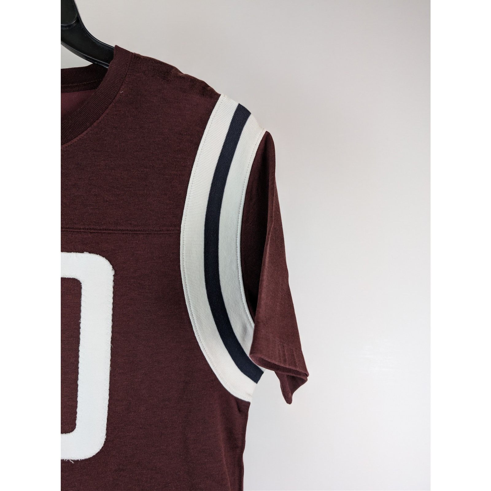 Loewe o1rshd1 '00' number regular-fit T-shirt in burgundy Size US S / EU 44-46 / 1 - 5 Thumbnail