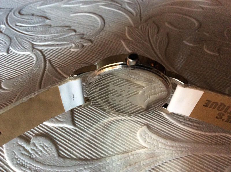 Designer Paul's Boutique white leather strap watch Size ONE SIZE - 7 Thumbnail