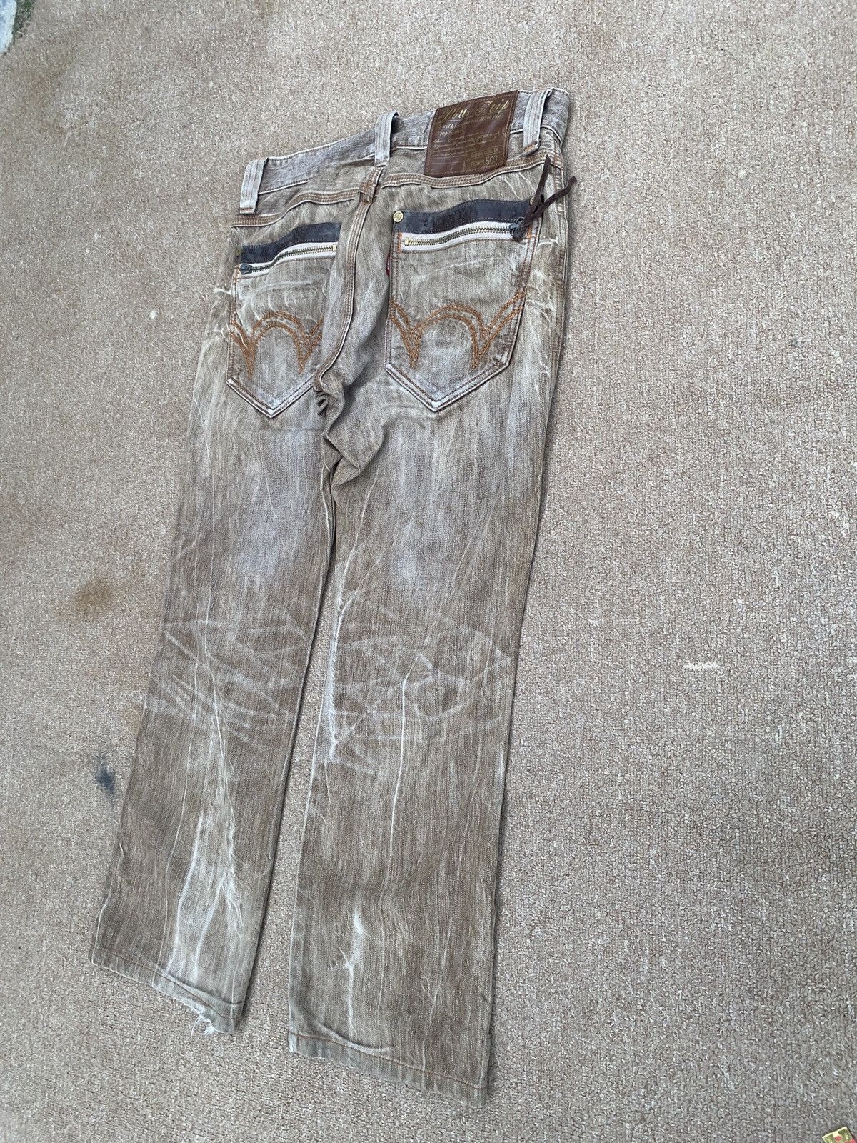 14th Addiction × Edwin × Vintage Vintage edwin blue trip loose cut denim Size US 30 / EU 46 - 17 Thumbnail