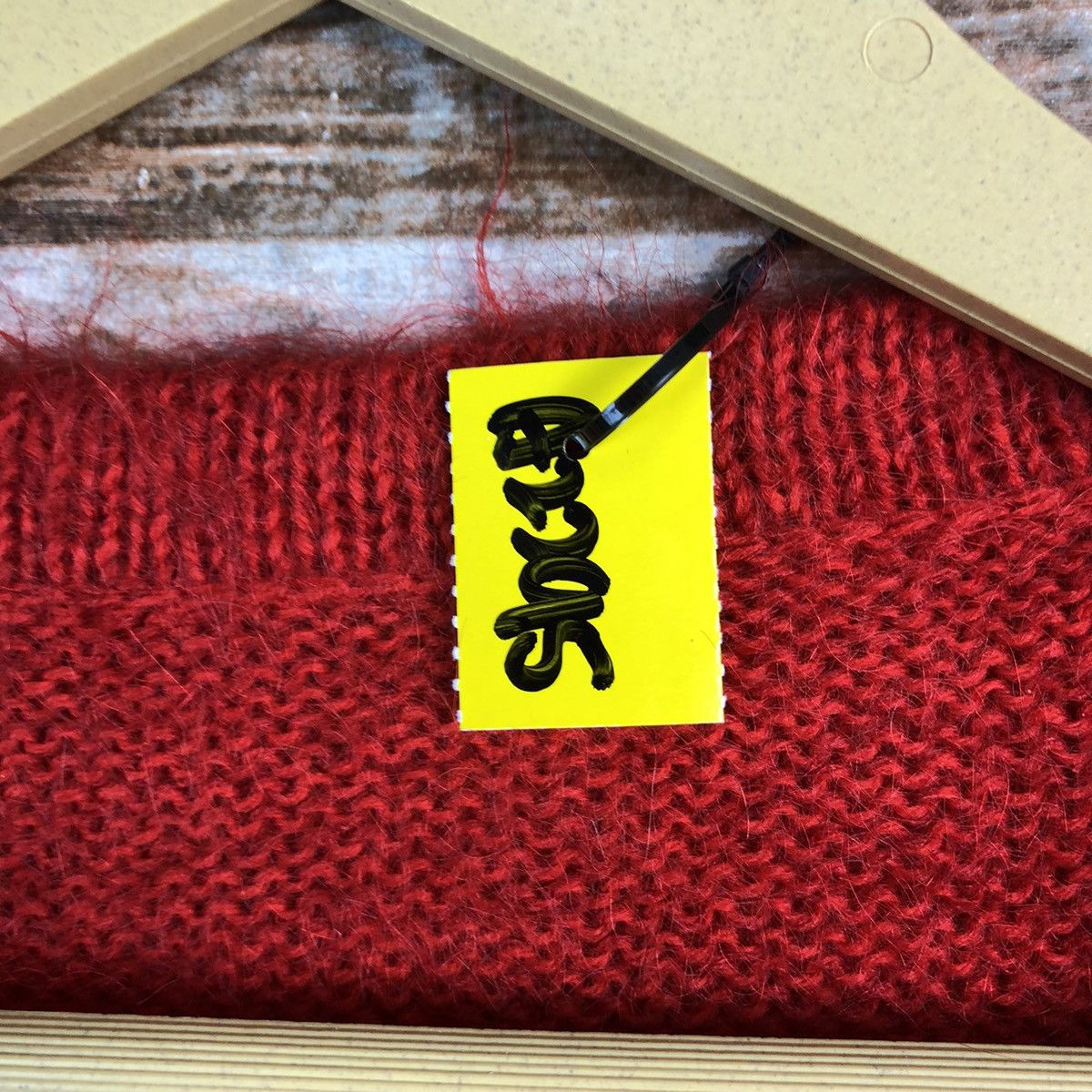 Homespun Knitwear × Japanese Brand Japanese Brand Red Mohair Cardigan #A2295 Size XL / US 12-14 / IT 48-50 - 9 Thumbnail