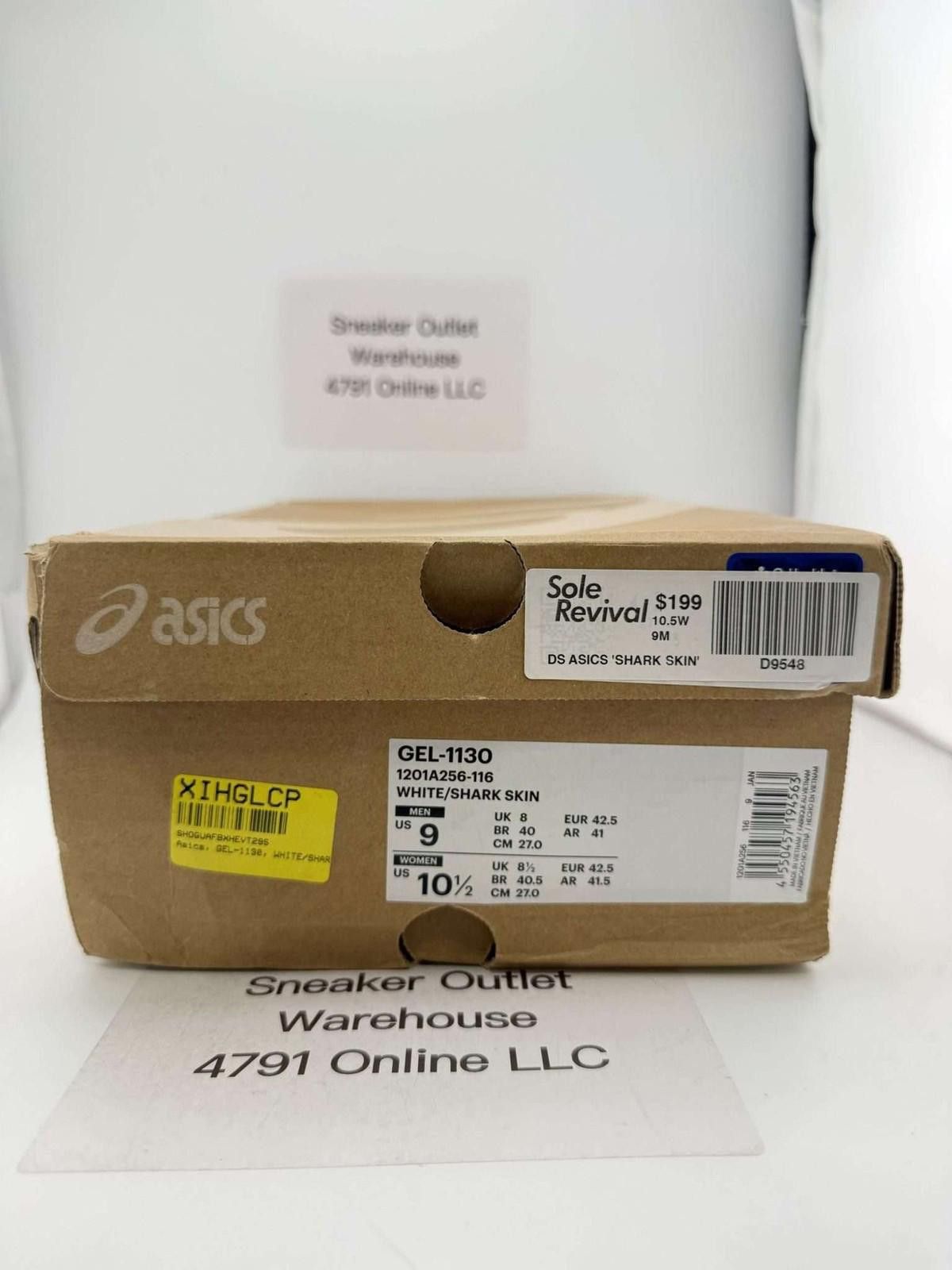 Asics Asics GEL-1130 White Shark Skin Sneakers US 9 New Size US 9 / EU 42 - 7 Thumbnail