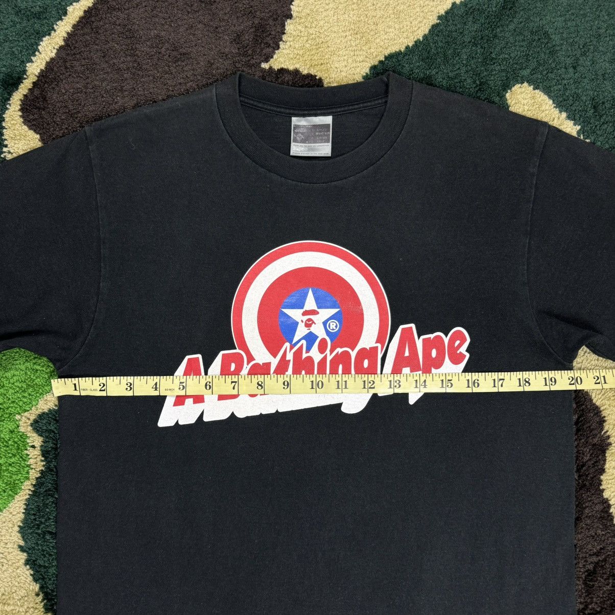 Bape Vintage Bape Captain America T-shirt Size US M / EU 48-50 / 2 - 12 Thumbnail