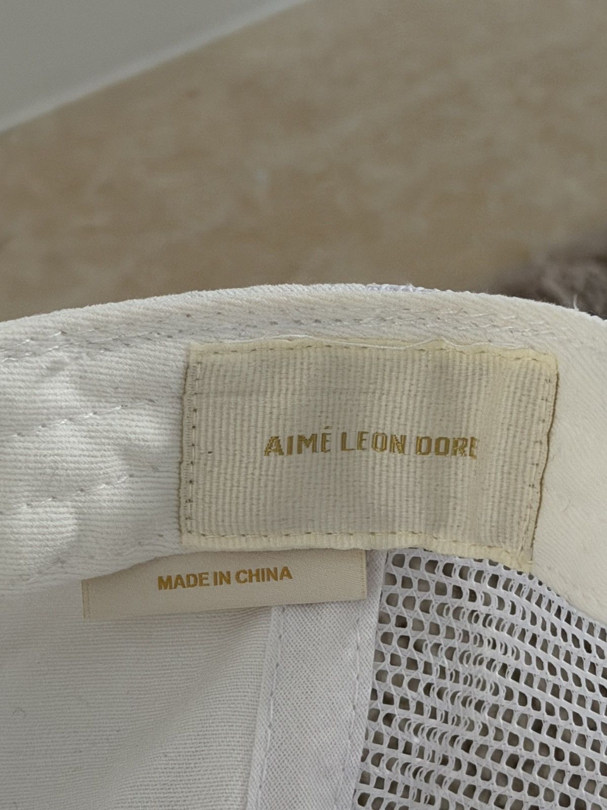 Aime Leon Dore Studio Hat in White Size ONE SIZE - 3 Thumbnail