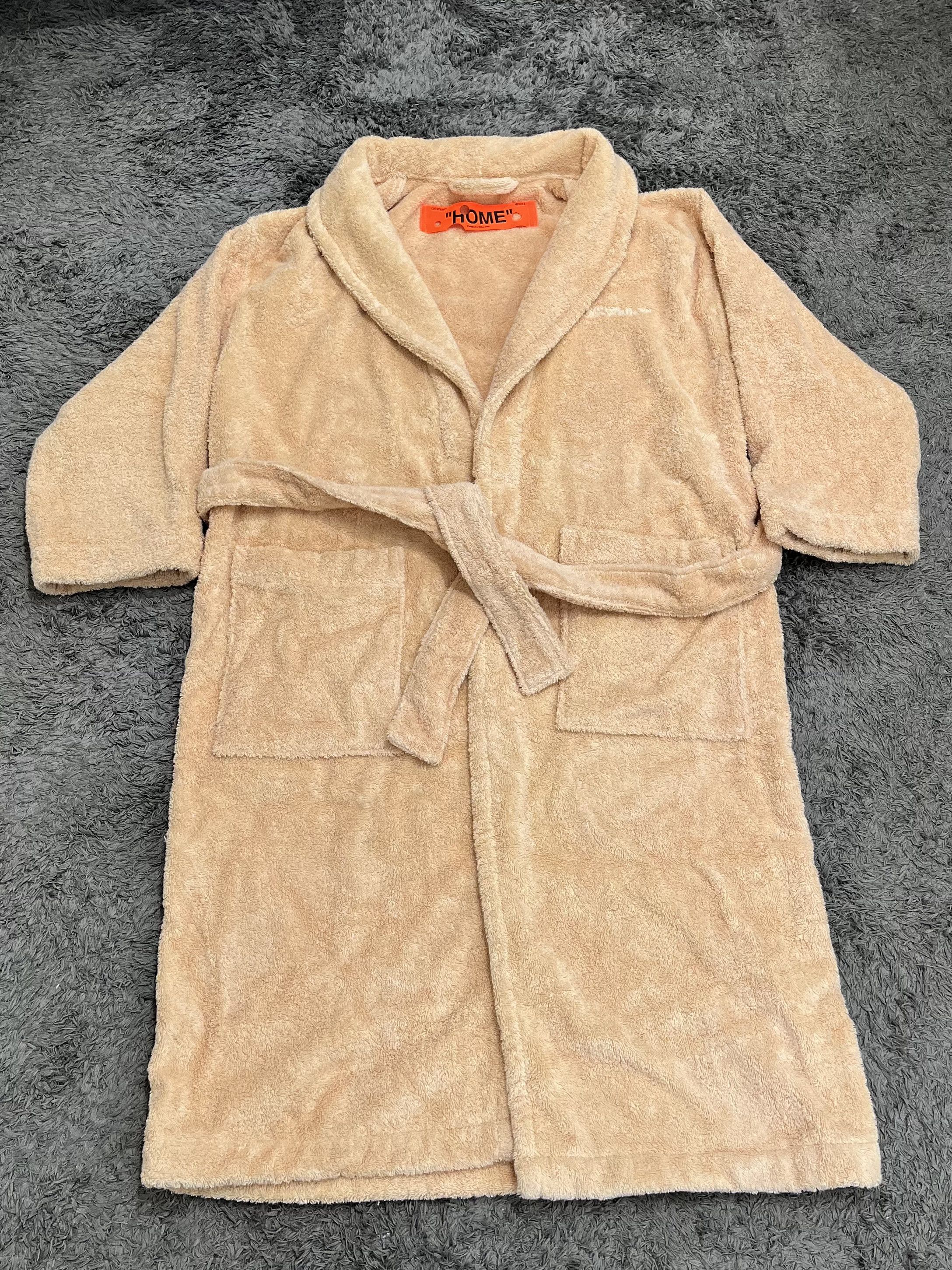 Off-White Off-White Arrows-Print Terrycloth Bathrobe Size US M / EU 48-50 / 2 - 1 Thumbnail