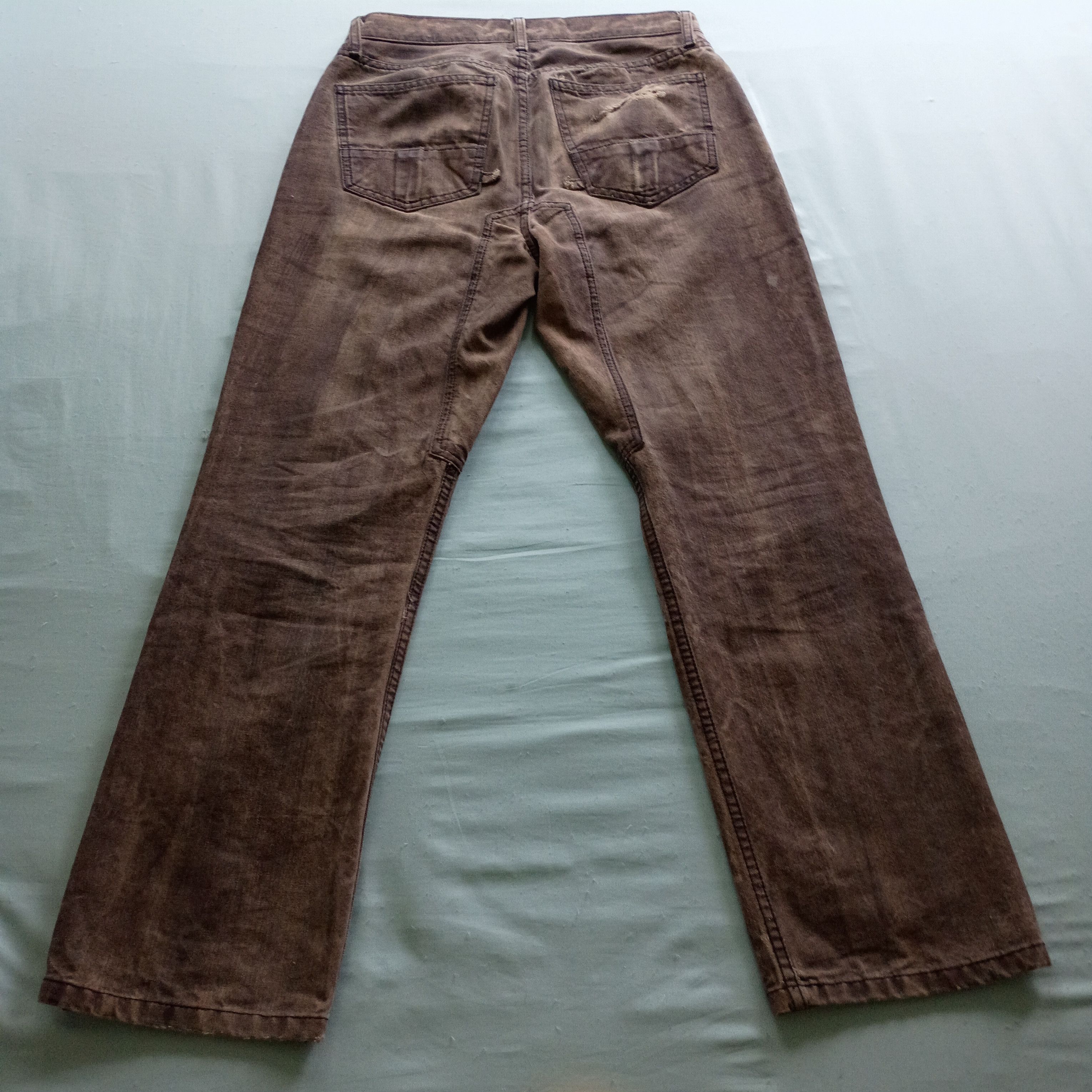 Rick Owens Rick Owens SLAB Burnt Denim Size US 28 / EU 44 - 10 Thumbnail