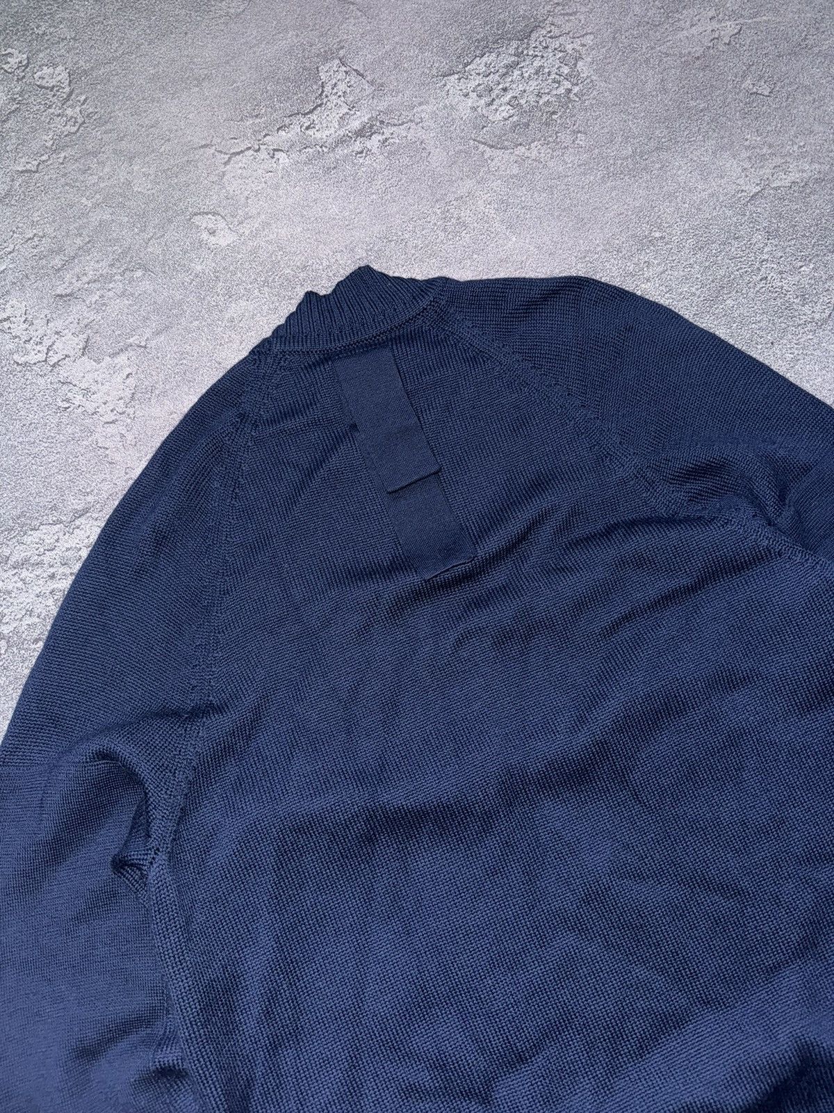 Designer × Jil Sander Jil sander navy S sweater dress knitwear relaxed jumper 00s Size S / US 4 / IT 40 - 17 Thumbnail