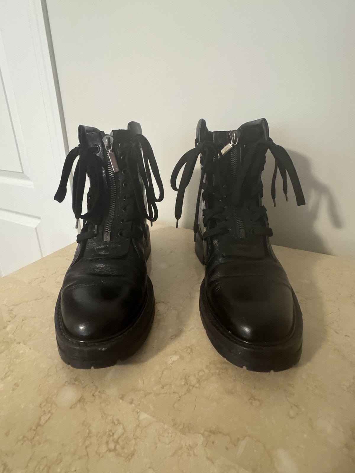 Saint Laurent Combat Boots | Grailed