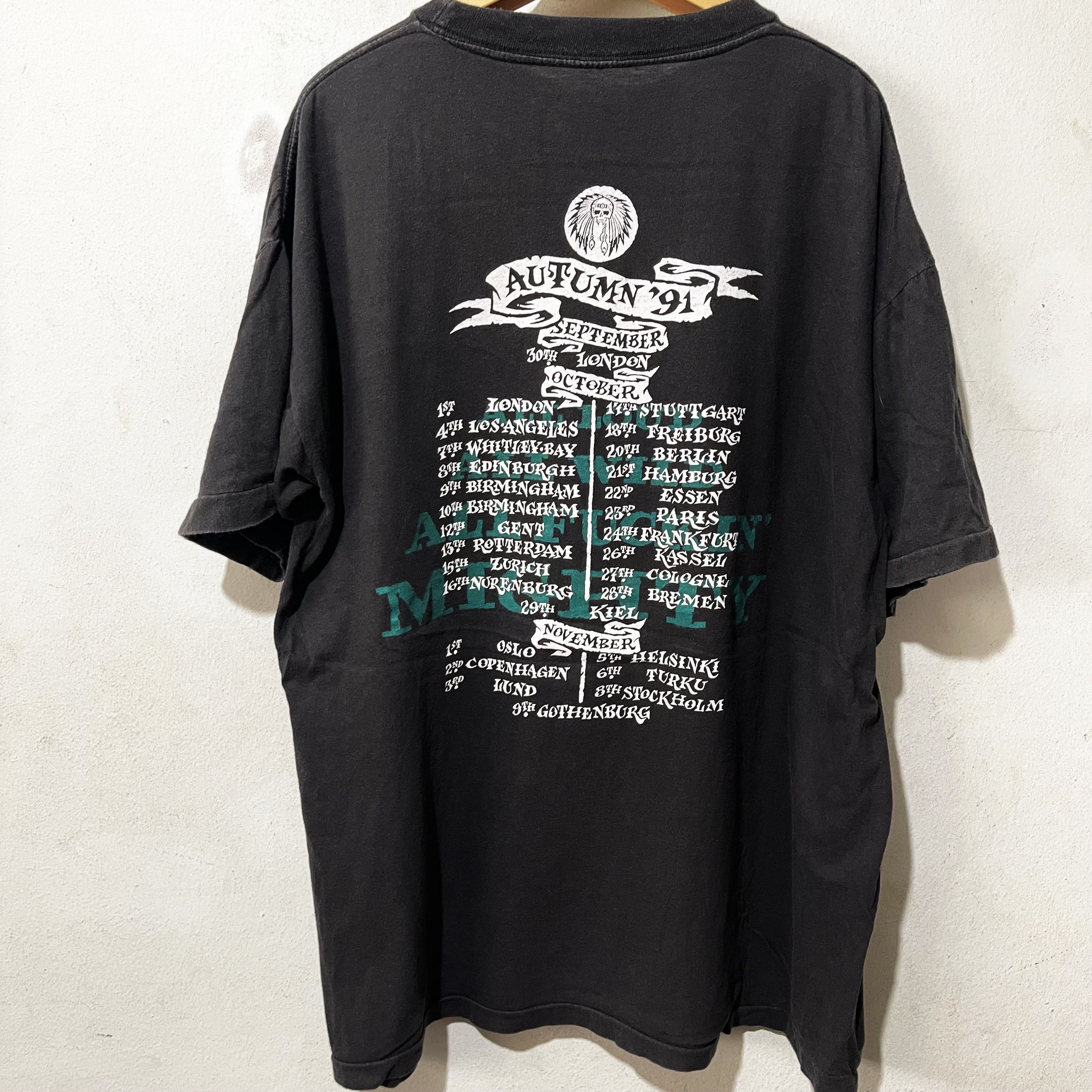 Band Tees × Vintage Vintage 1991 The Almighty Shirt Size US XL / EU 56 / 4 - 3 Thumbnail