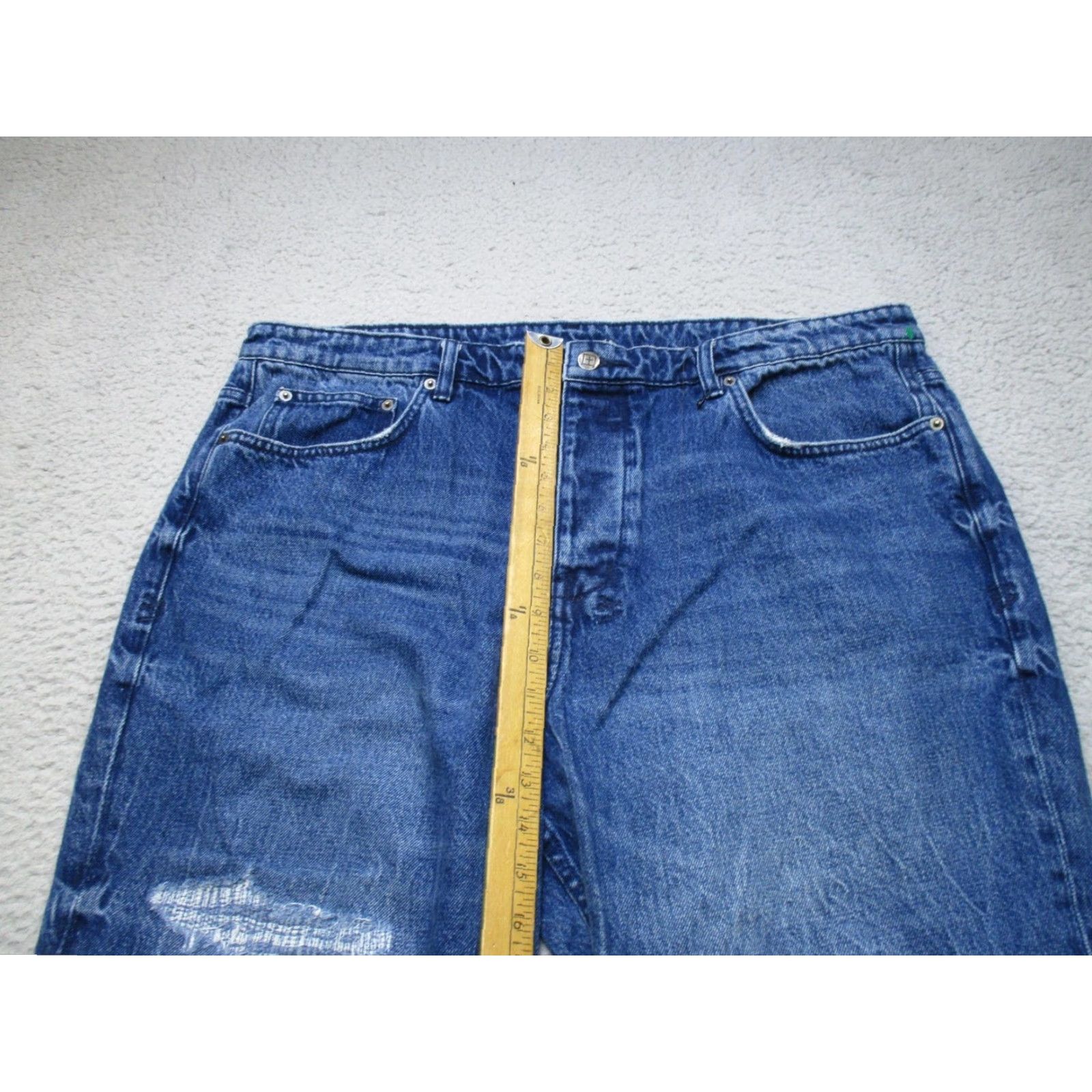 Ksubi Ksubi Wolfgang Hilite Trashed Jeans Mens 40 Blue Distressed Denim Slim Jeans Size US 40 / EU 56 - 7 Thumbnail