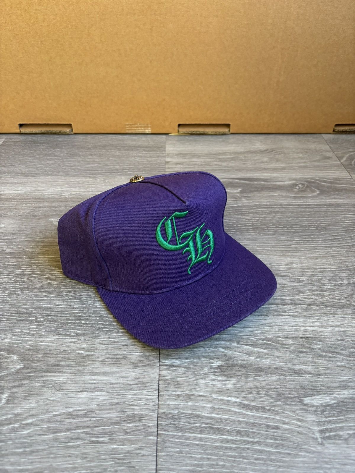 Chrome Hearts Chrome Hearts CH Baseball Cap Purple/Green Snapback Hat Size ONE SIZE - 4 Thumbnail