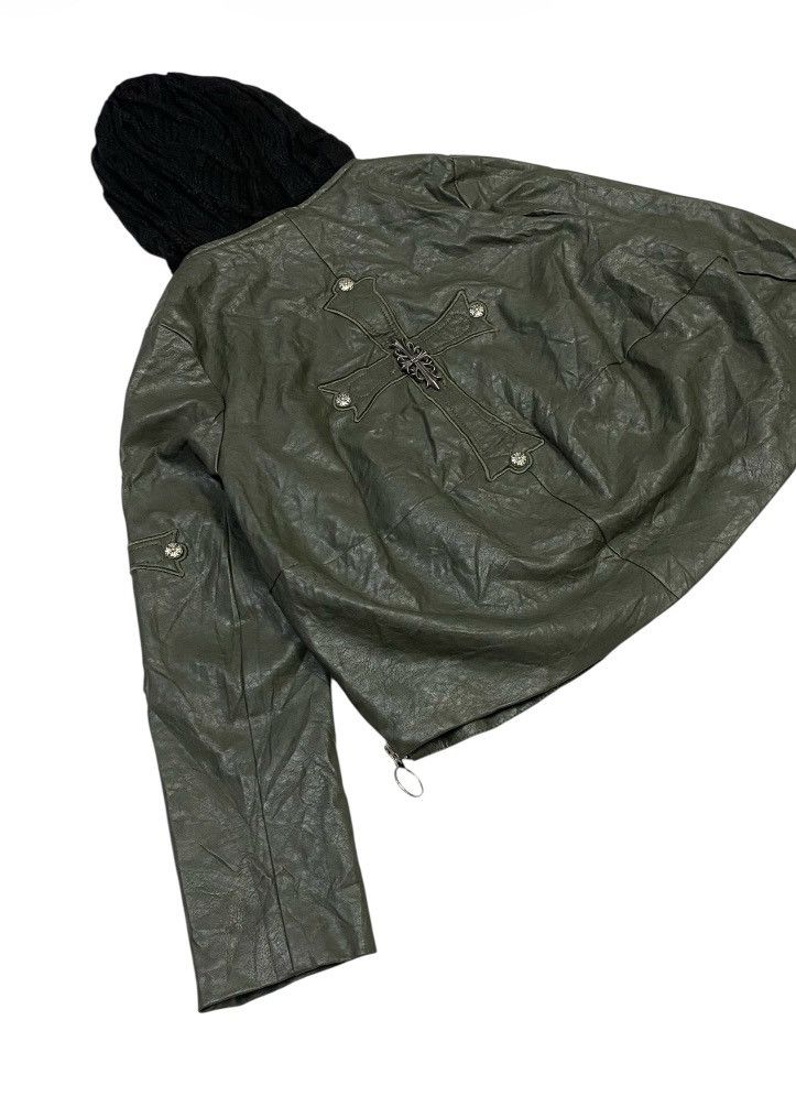 Japanese Brand Bobby Mall Mix Leather Jacket Size L / US 10 / IT 46 - 24 Thumbnail
