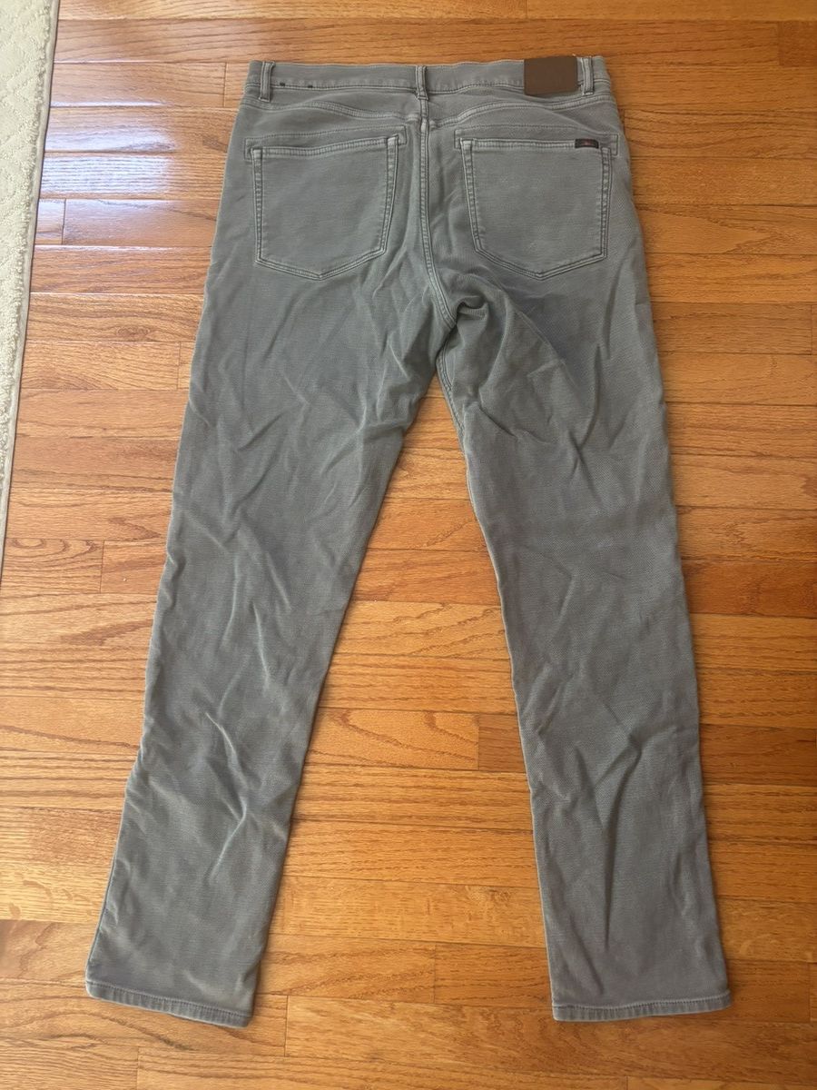 Faherty Faherty Size 33 Stretch 5-Pocket Pants Gray Size US 33 - 2 Thumbnail