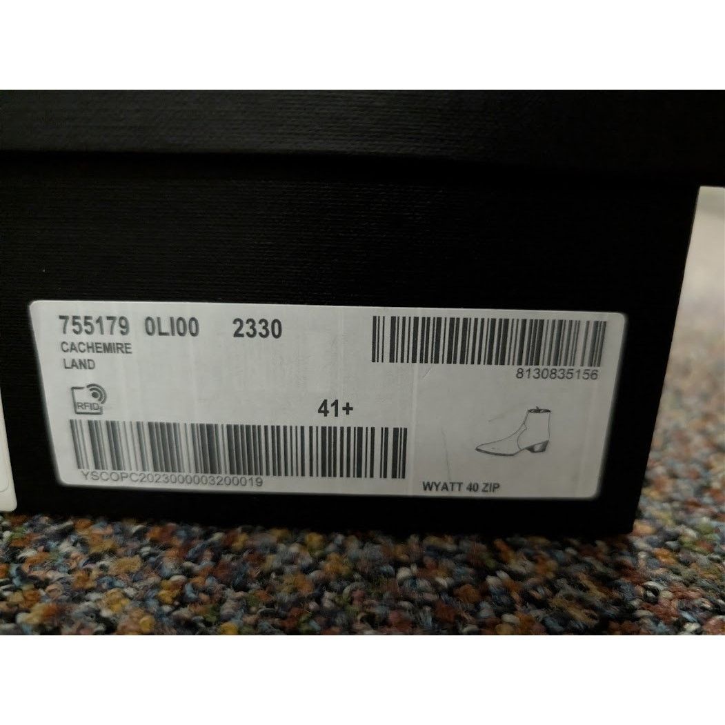 Saint Laurent Paris o1rshd1 Wyatt 40 Zip Chelsea Boots in Land Size US 8.5 / EU 41-42 - 24 Thumbnail