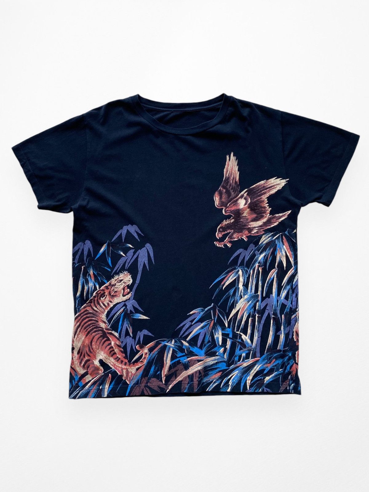 Saint Laurent Paris Saint Laurent Tiger Eagle T shirt Size US M / EU 48-50 / 2 - 3 Thumbnail
