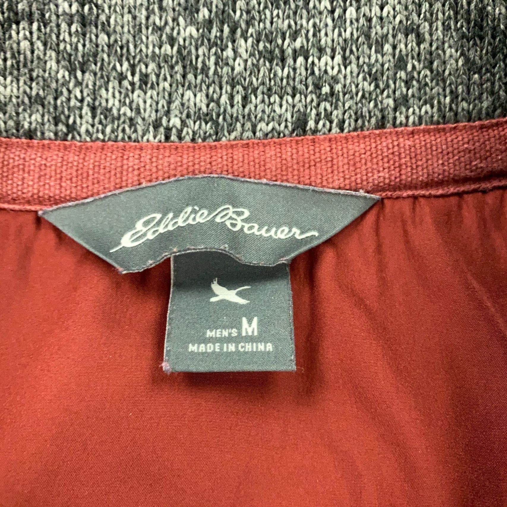 Eddie Bauer Eddie Bauer Sweatshirt Mens Pullover M Gray 1/4 Snap Embroidered Fleece Size US M / EU 48-50 / 2 - 7 Thumbnail