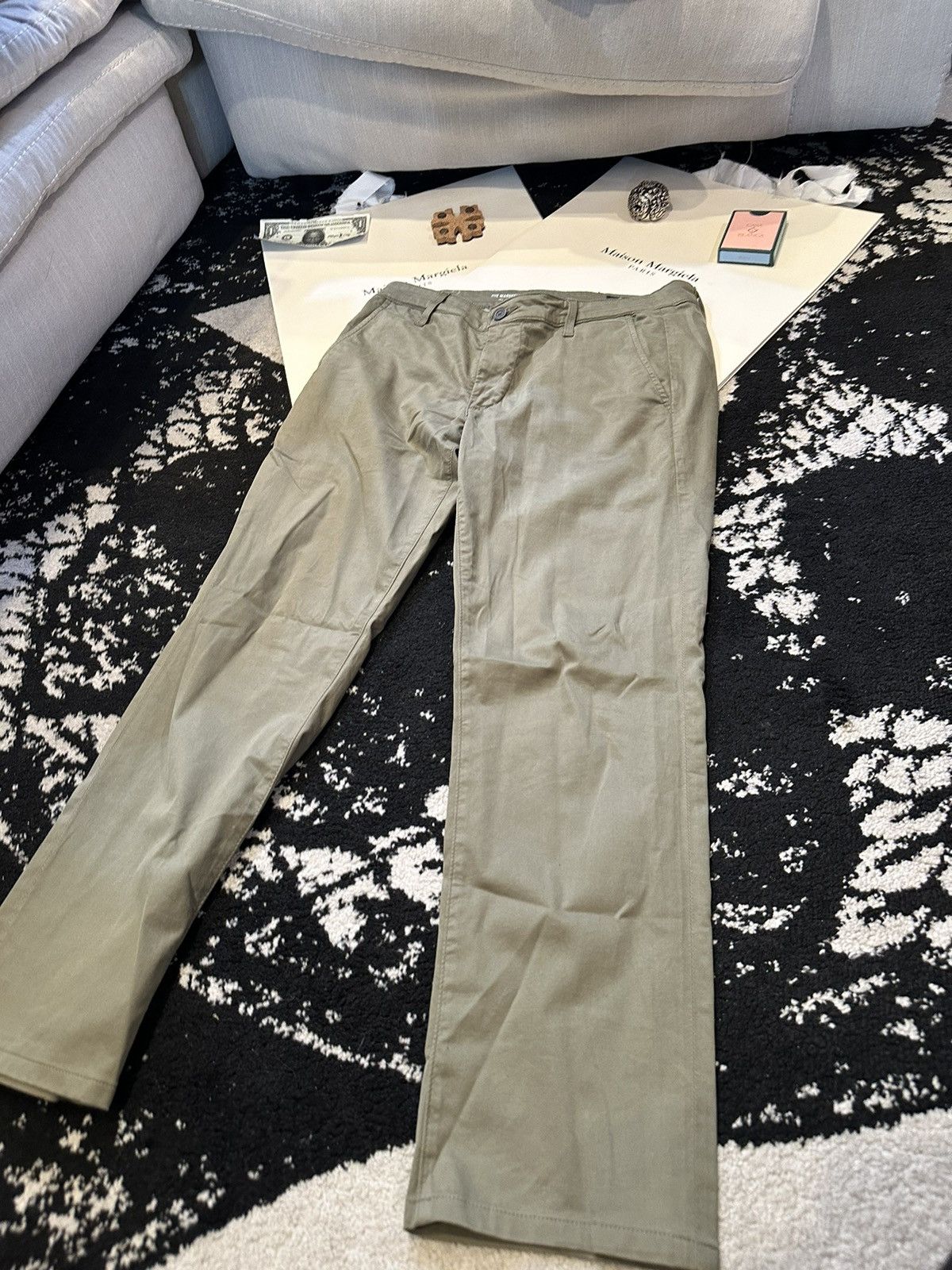 AG Adriano Goldschmied Olive pants AG Size US 31 - 2 Thumbnail