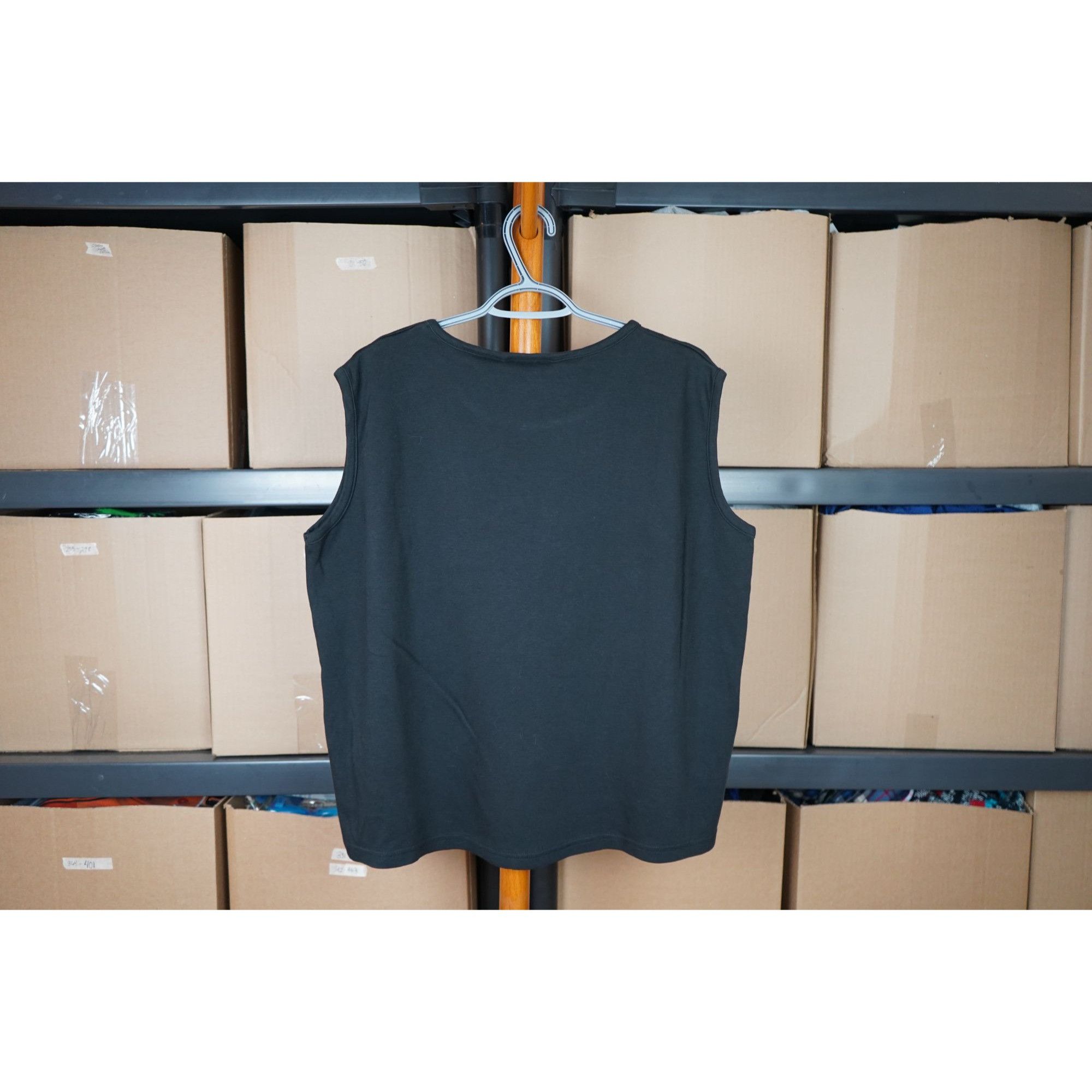 Vintage Women's XL Vintage Black Flamingo Art Top, 90s #445 Size XL / US 12-14 / IT 48-50 - 2 Thumbnail