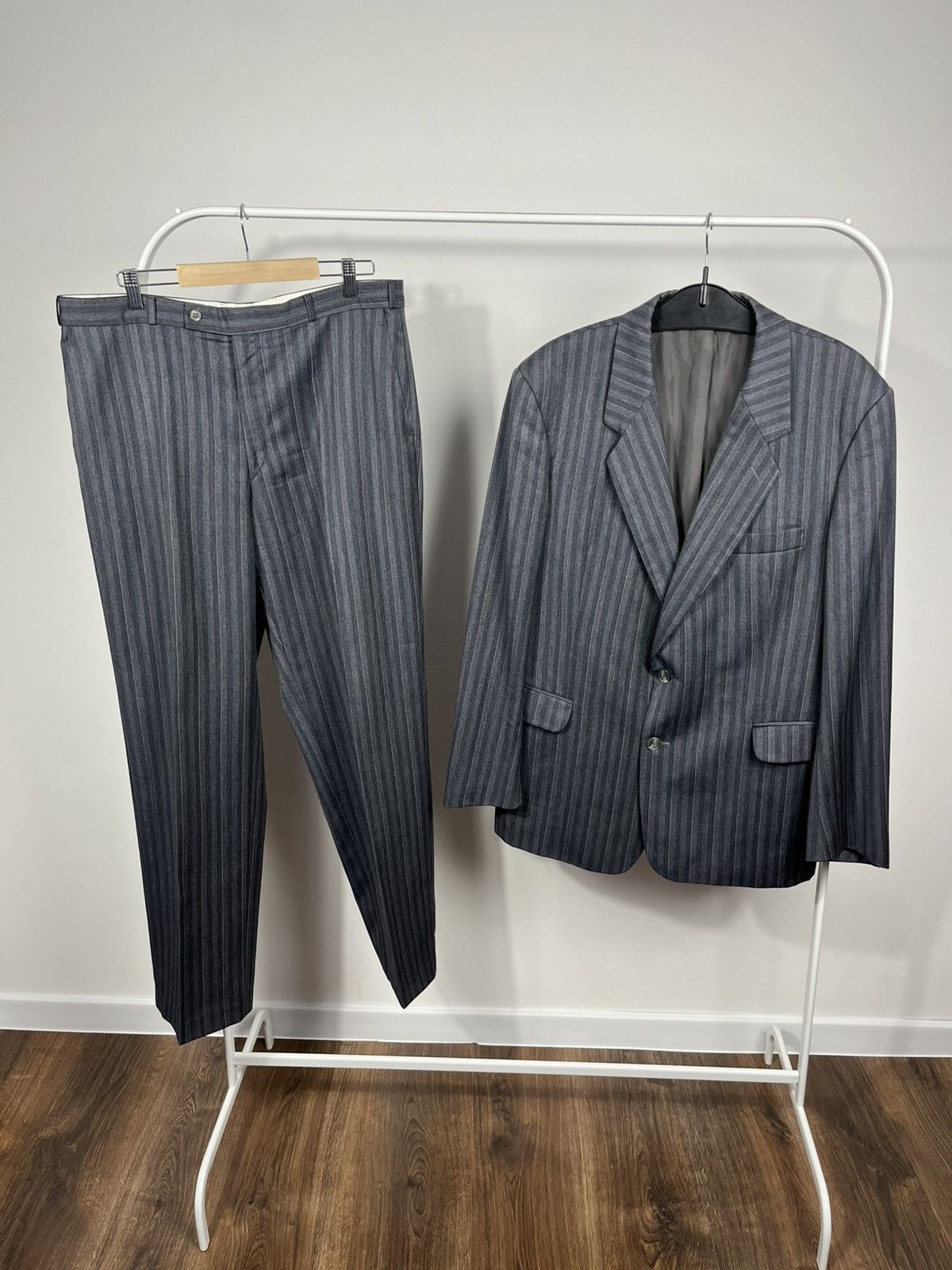 Other Vintage Kaiser Schirmer Wool Suit Blazer Pants West Germany Size 44R - 1 Thumbnail