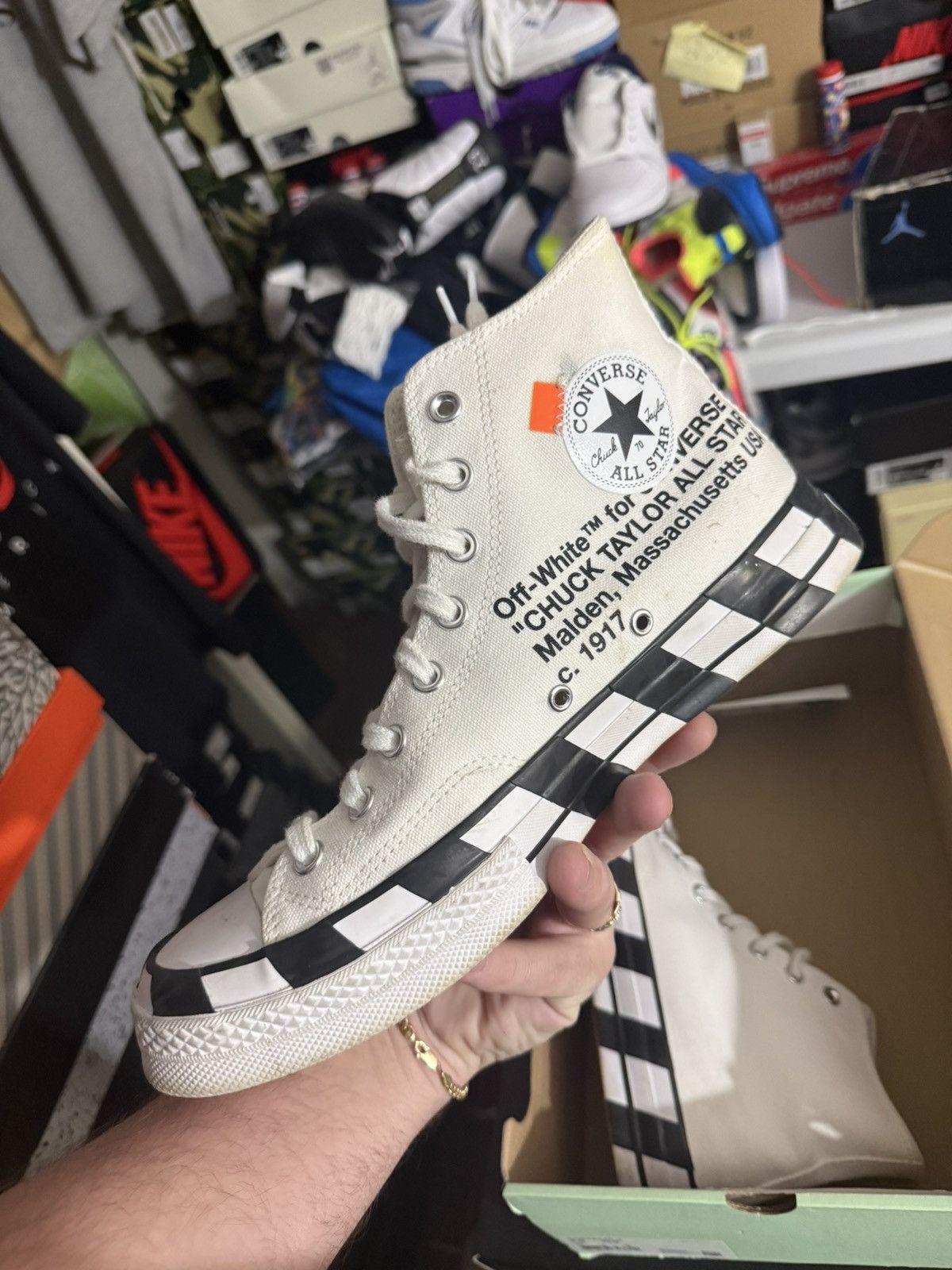Converse × Off-White Off white converse sz 9.5 Size US 9.5 / EU 42-43 - 3 Thumbnail