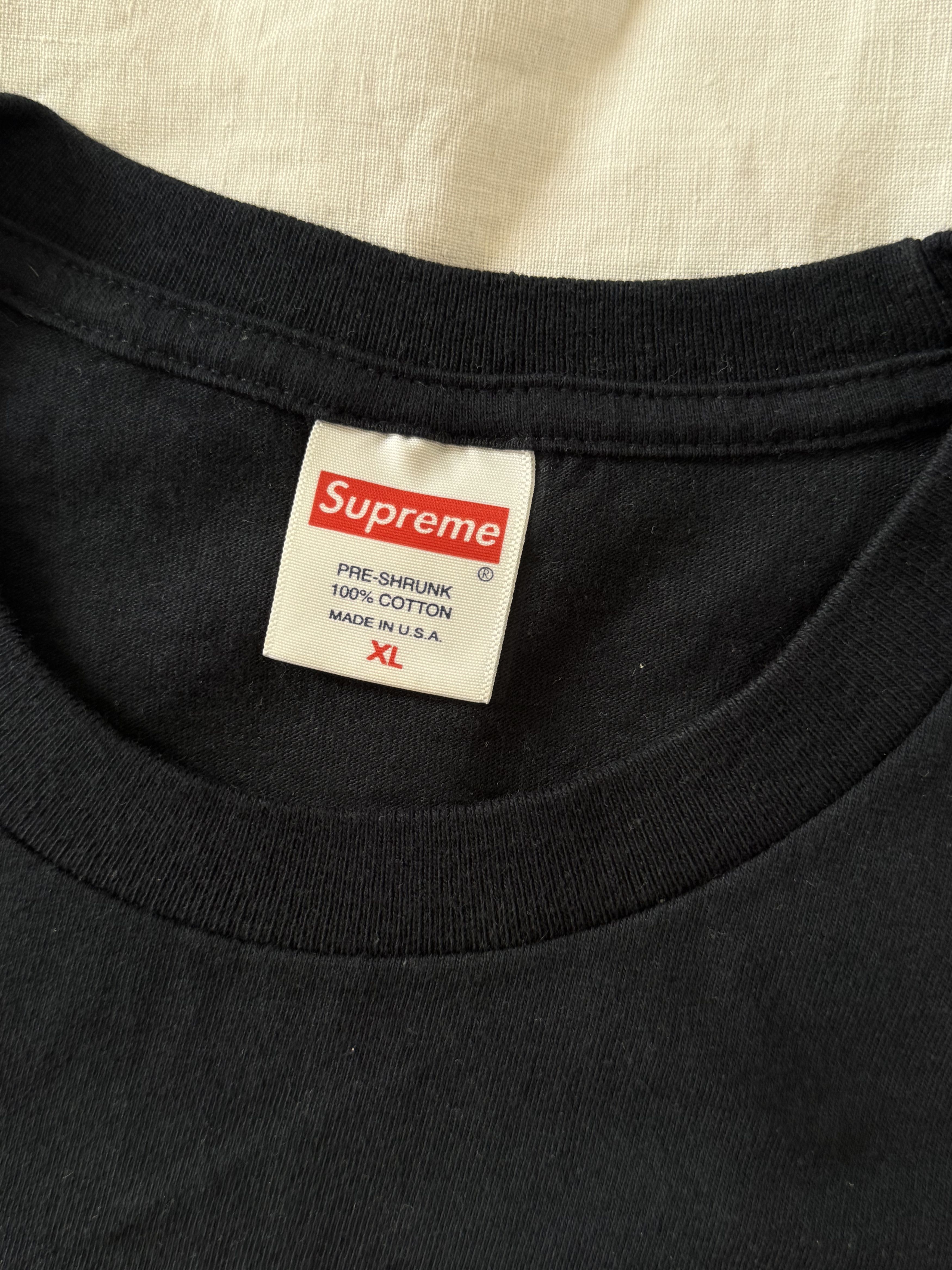 Supreme Supreme Necklace Tee - Navy - SS18 Size US XL / EU 56 / 4 - 4 Thumbnail