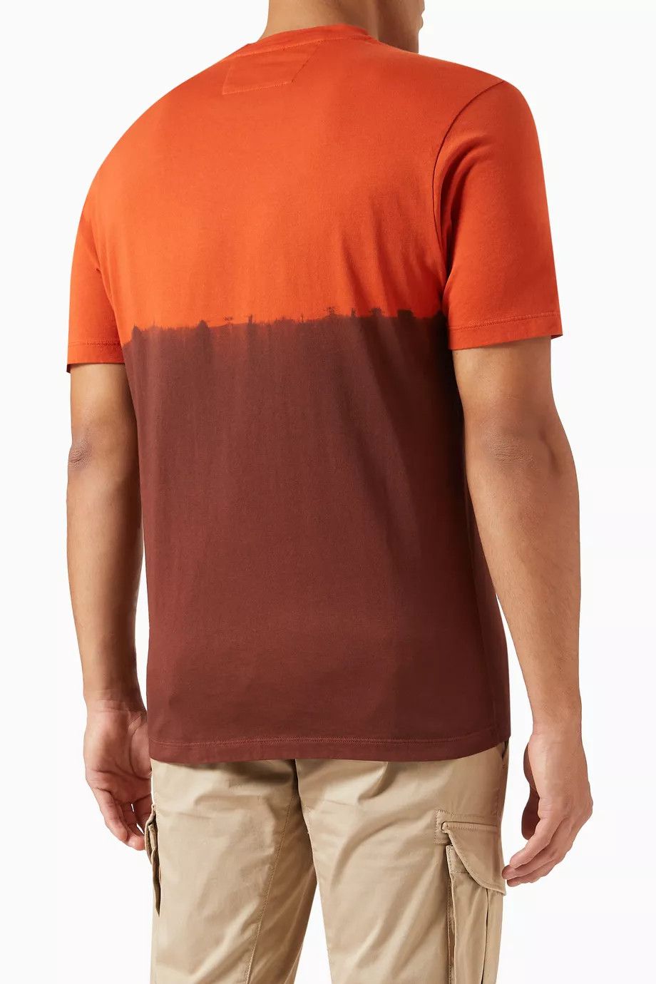 C.P. Company o1y1224 Logo Crewneck T-Shirt in Red/Brown Size US XS / EU 42 / 0 - 3 Thumbnail
