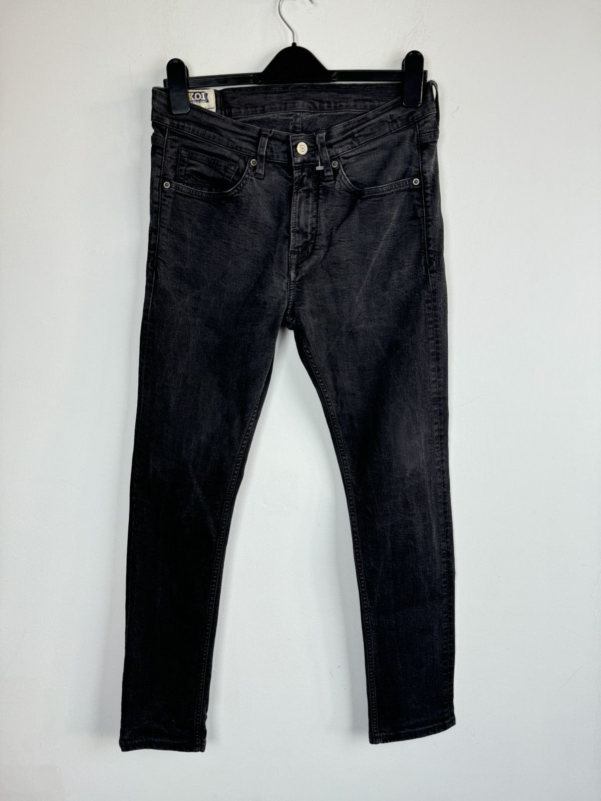 Kings Of Indigo × Vintage K.O.I. kings Of Indigo James Black Rinse Washed Jeans Size US 31 - 3 Thumbnail
