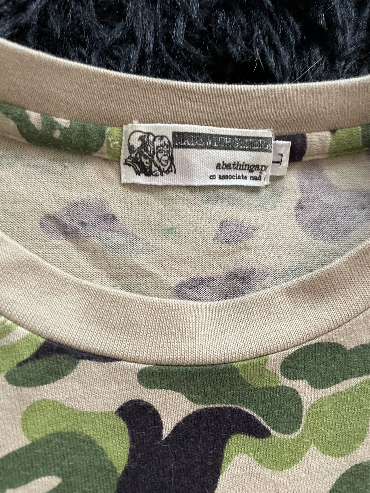 Bape Bape All Over Camo Tee Size US L / EU 52-54 / 3 - 4 Thumbnail