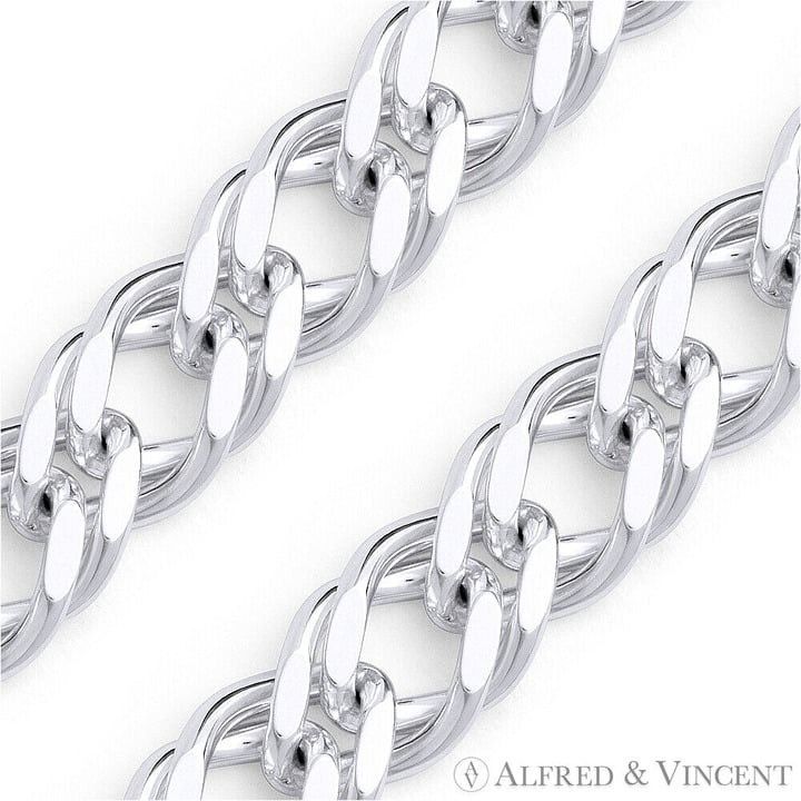 Other Rombo Link Chain Necklace in Solid .925 Sterling Silver Size ONE SIZE - 2 Thumbnail