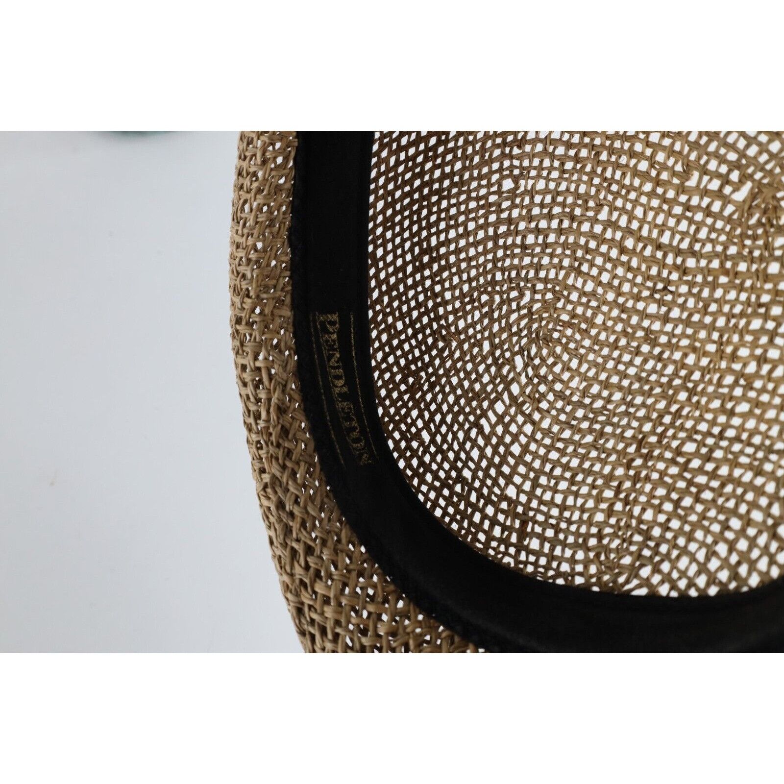 Pendleton × Vintage Vintage 90s Pendleton Straw Woven Newsboy Driving Cabbie Hat Size ONE SIZE - 7 Thumbnail