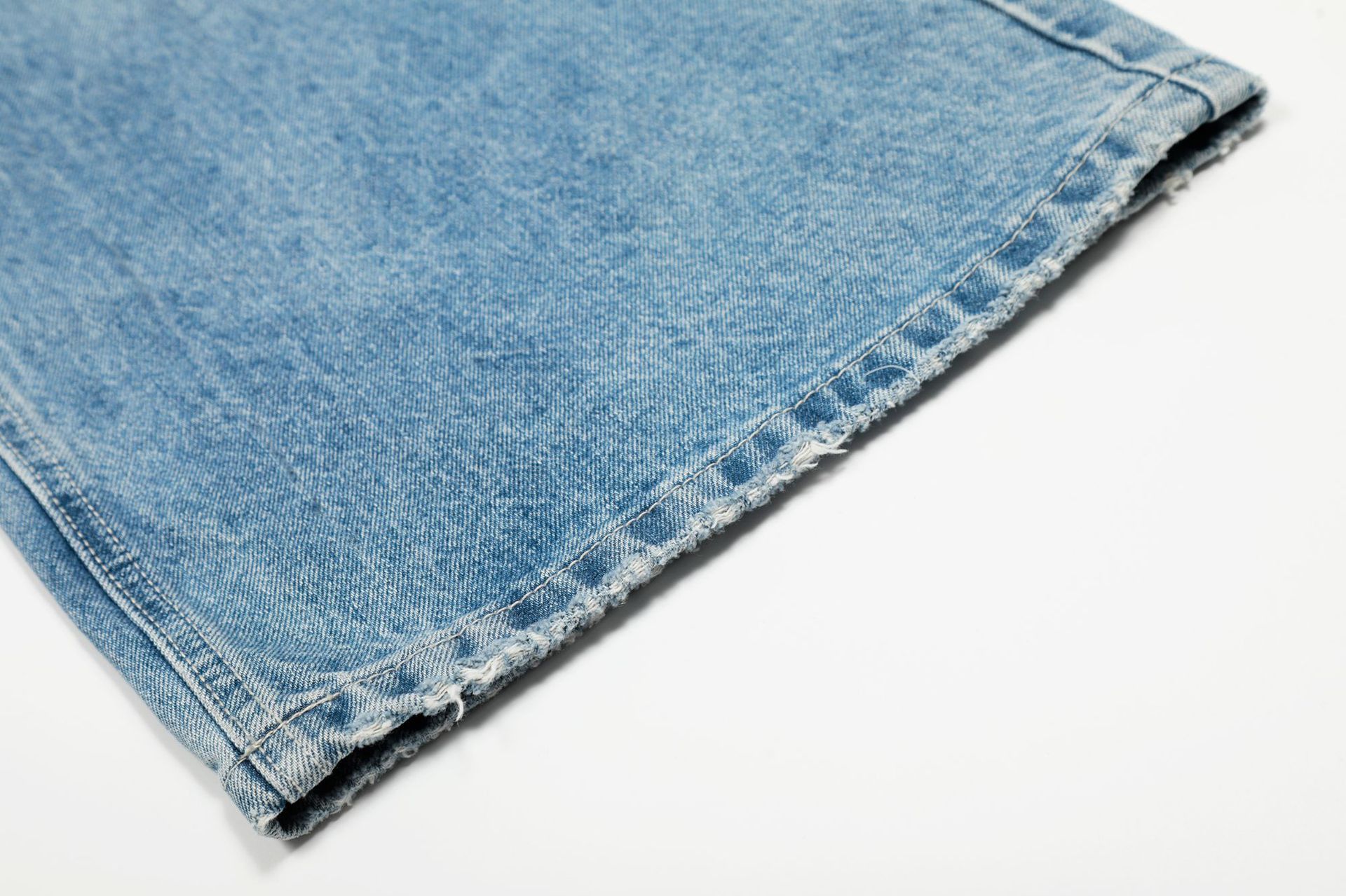 Jean American retro men's washed distressed straight loose jeans Size US 32 / EU 48 - 5 Thumbnail