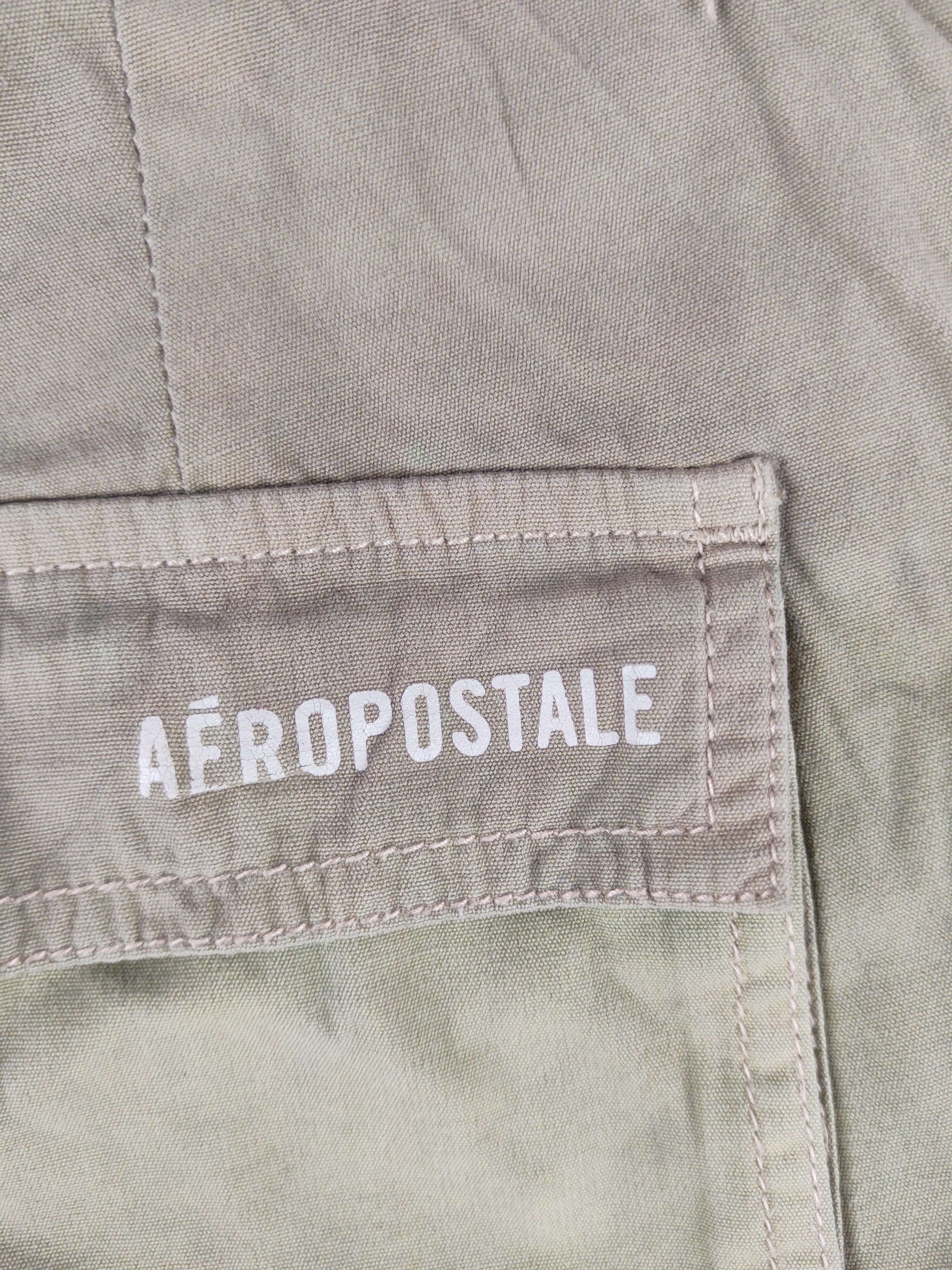 Aeropostale DL Aeropostale Green Faded Multipocket Cargo Pants #46-359 Size 28" / US 6 / IT 42 - 10 Thumbnail