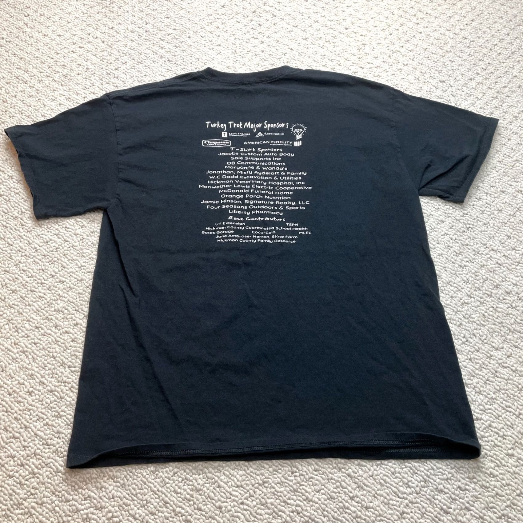 Vintage Unbranded Shirt Adult XL Black Short Sleeve Cotton Jersey Crew Neck T-Shirt Size US XL / EU 56 / 4 - 7 Thumbnail