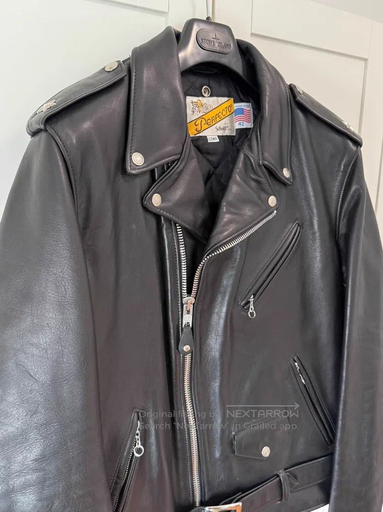 Schott Schott Black leather jacket Size US XS / EU 42 / 0 - 3 Thumbnail
