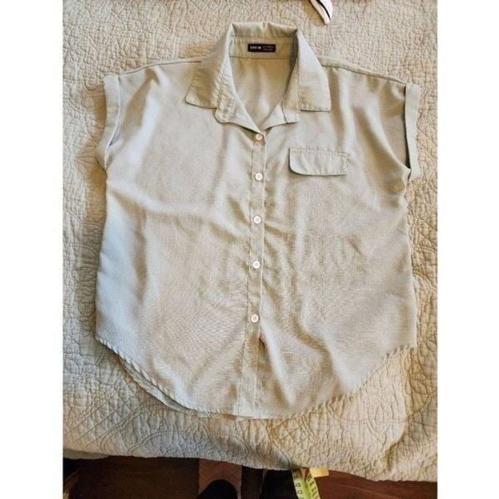 Shein Shein Sage Green Blouse Size M / US 6-8 / IT 42-44 - 5 Thumbnail